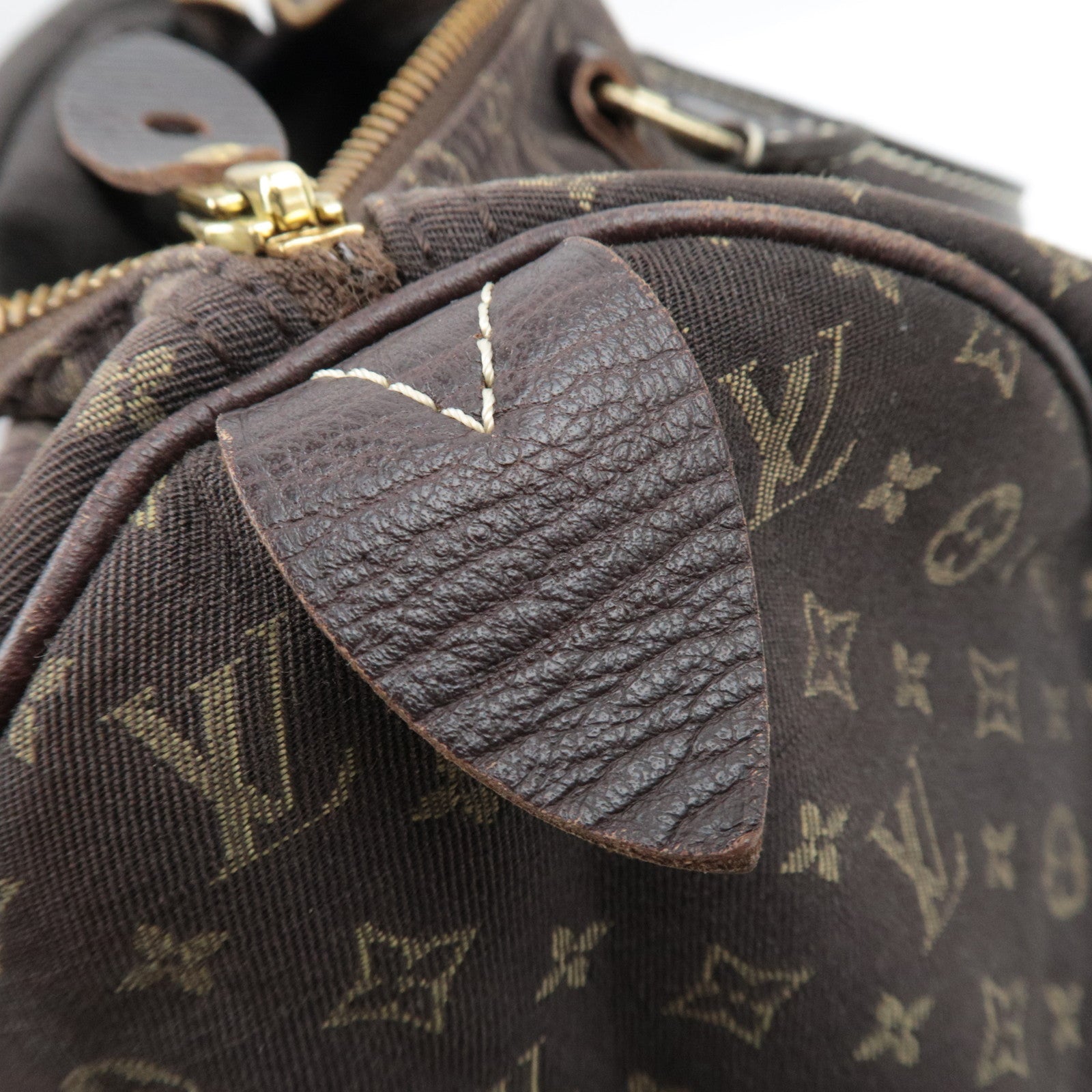Louis Vuitton Monogram mini lin Speedy 30 Ebene M95224/SP1010