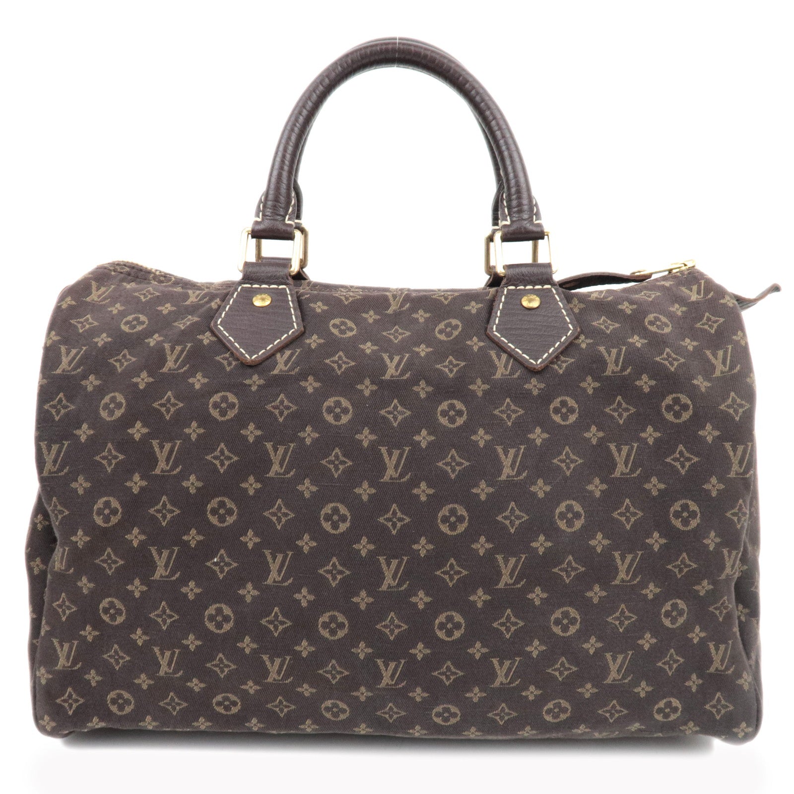 Louis Vuitton Monogram mini lin Speedy 30 Ebene M95224/SP1010