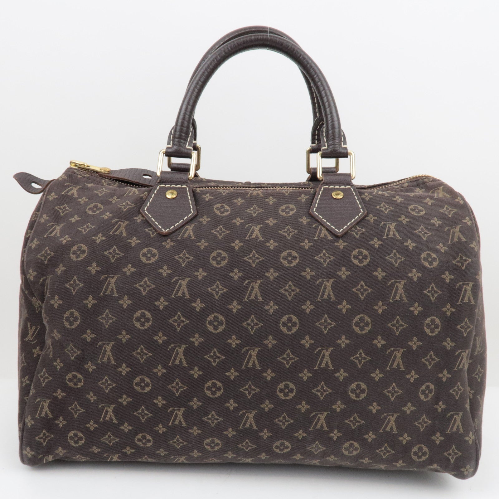 Louis Vuitton Monogram mini lin Speedy 30 Ebene M95224/SP1010
