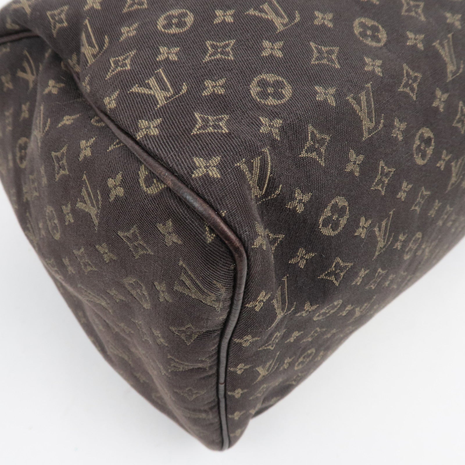 Louis Vuitton Monogram mini lin Speedy 30 Ebene M95224/SP1010