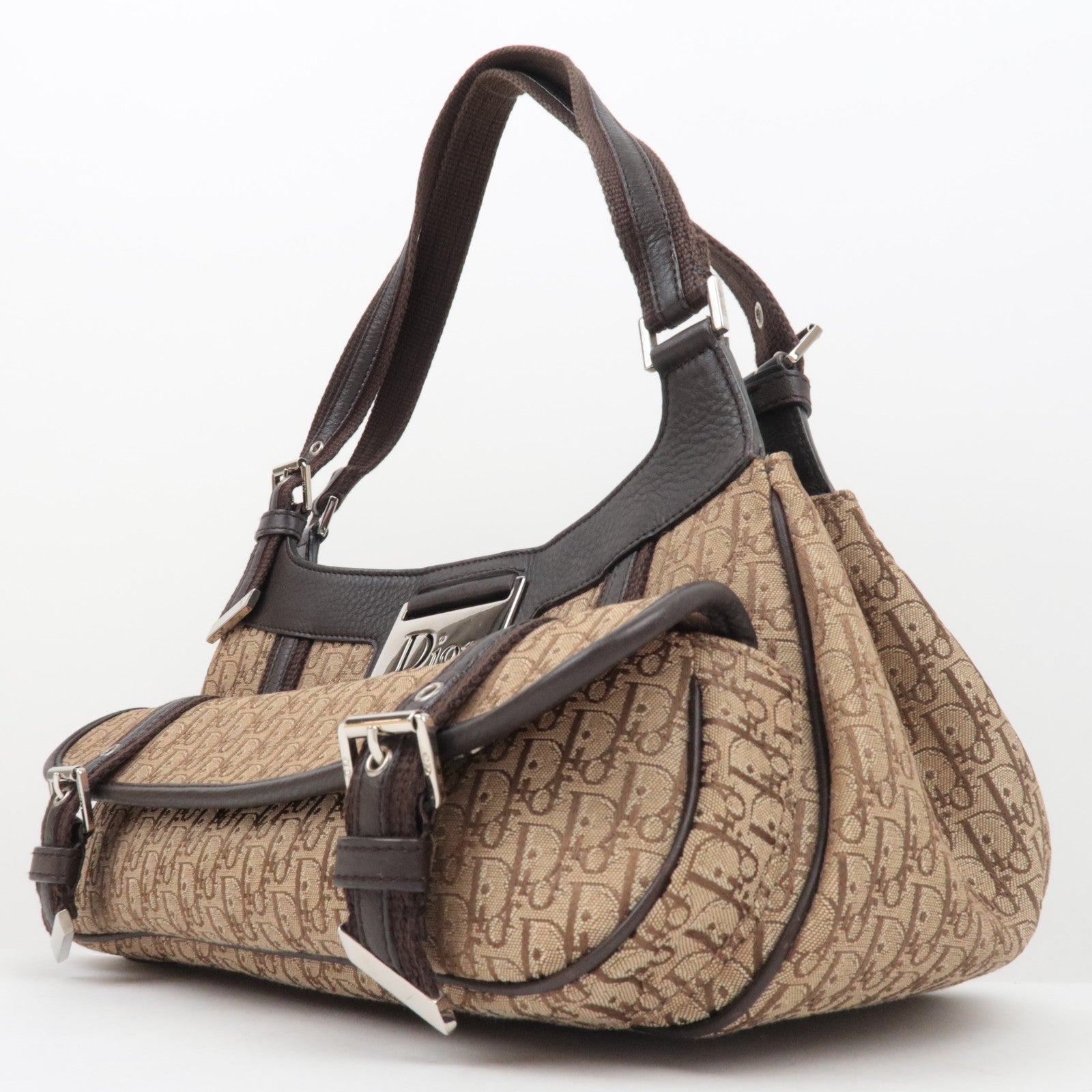 Christian Dior Trotter Street Chic Hand Bag Brown *Dust bag