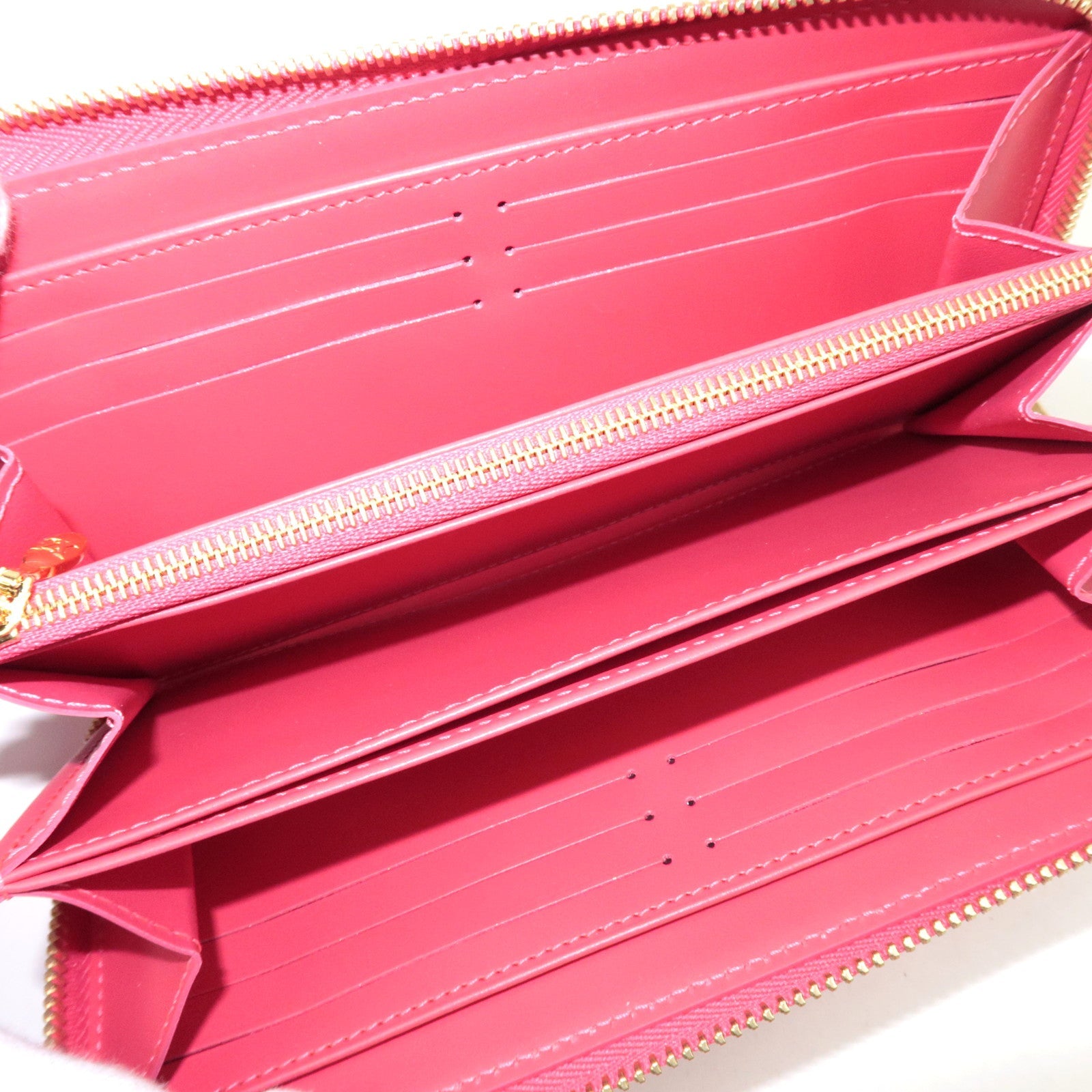 Louis Vuitton Monogram Vernis Zippy Wallet Valentine limited M81154 / IC Chip *Doos, Stofzak