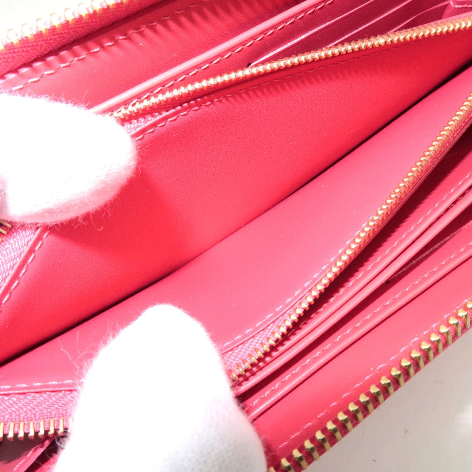 Louis Vuitton Monogram Vernis Zippy Wallet Valentine limited M81154 / IC Chip *Doos, Stofzak