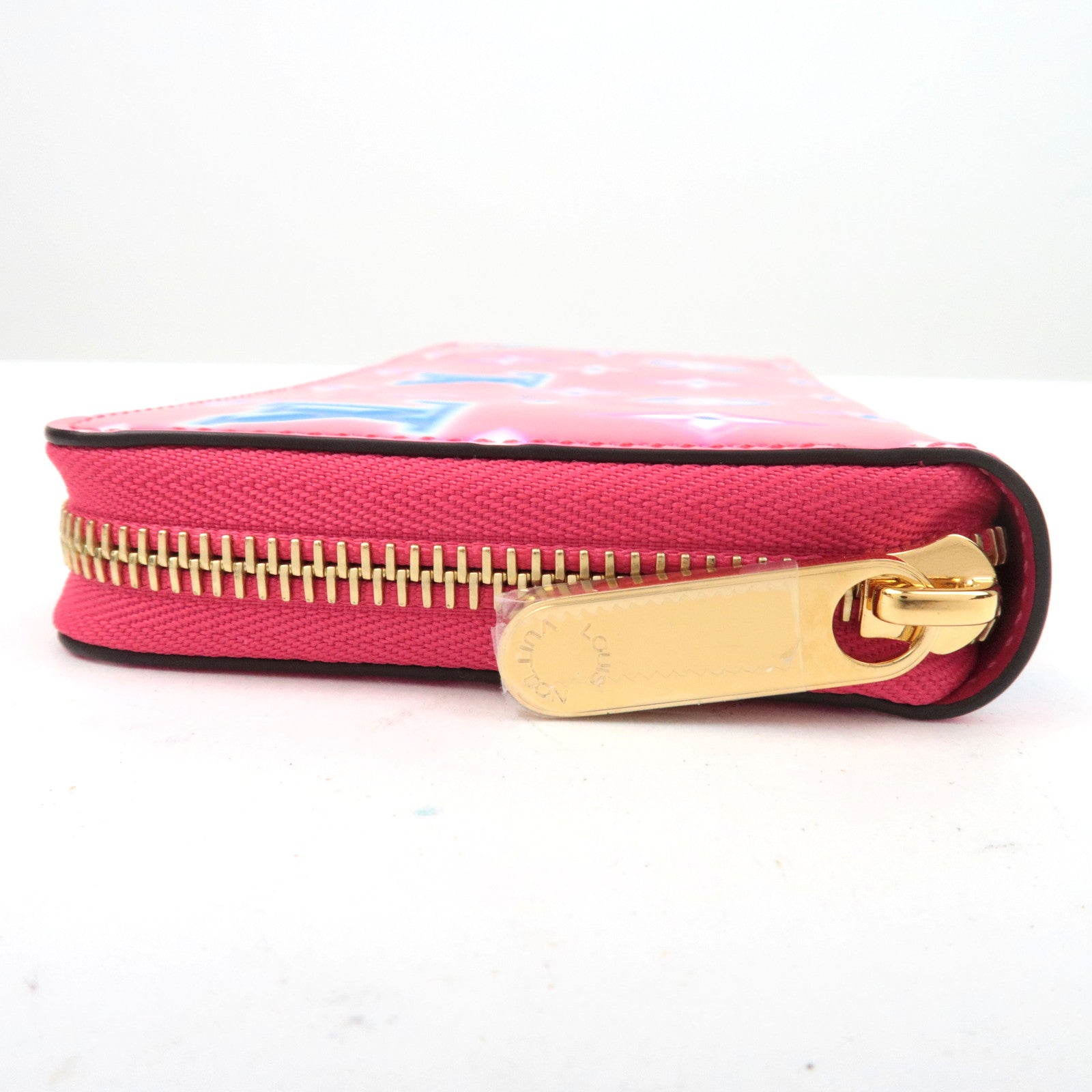 Louis Vuitton Monogram Vernis Zippy Wallet Valentine limited M81154 / IC Chip *Doos, Stofzak