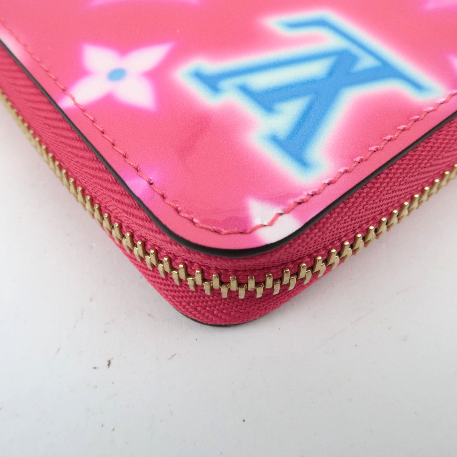 Louis Vuitton Monogram Vernis Zippy Wallet Valentine limited M81154 / IC Chip *Doos, Stofzak