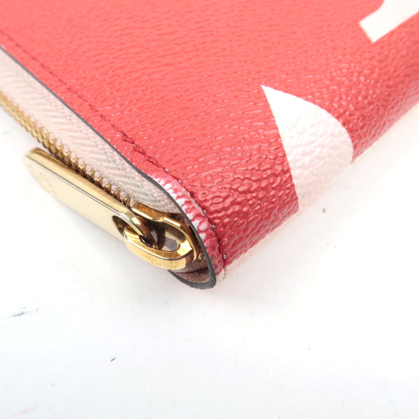 Louis Vuitton Monogram Vernis Zippy Wallet Red Pink M67550/CI1169 Box, Dust bag