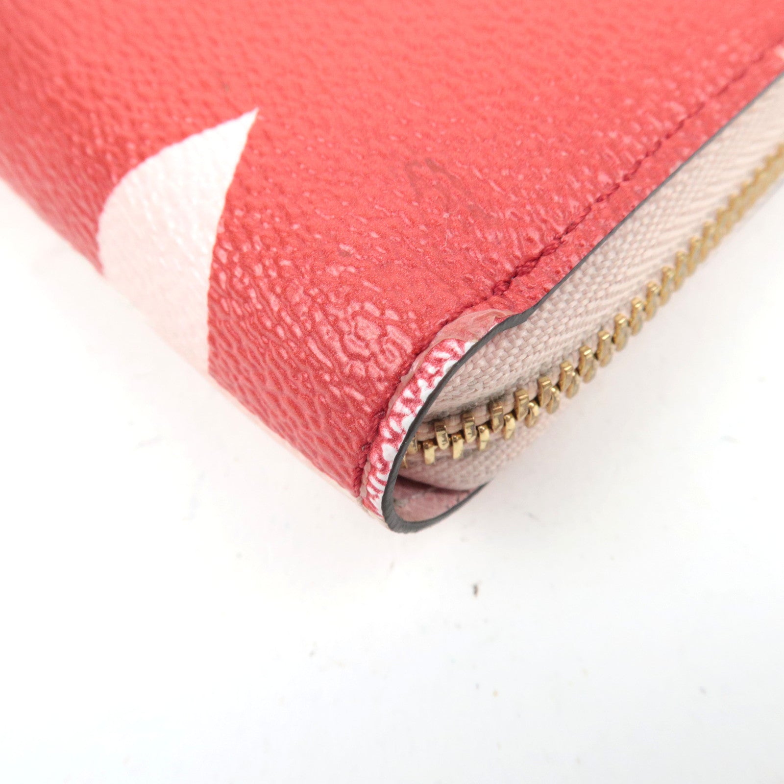 Louis Vuitton Monogram Vernis Zippy Wallet Red Pink M67550/CI1169 Box, Dust bag