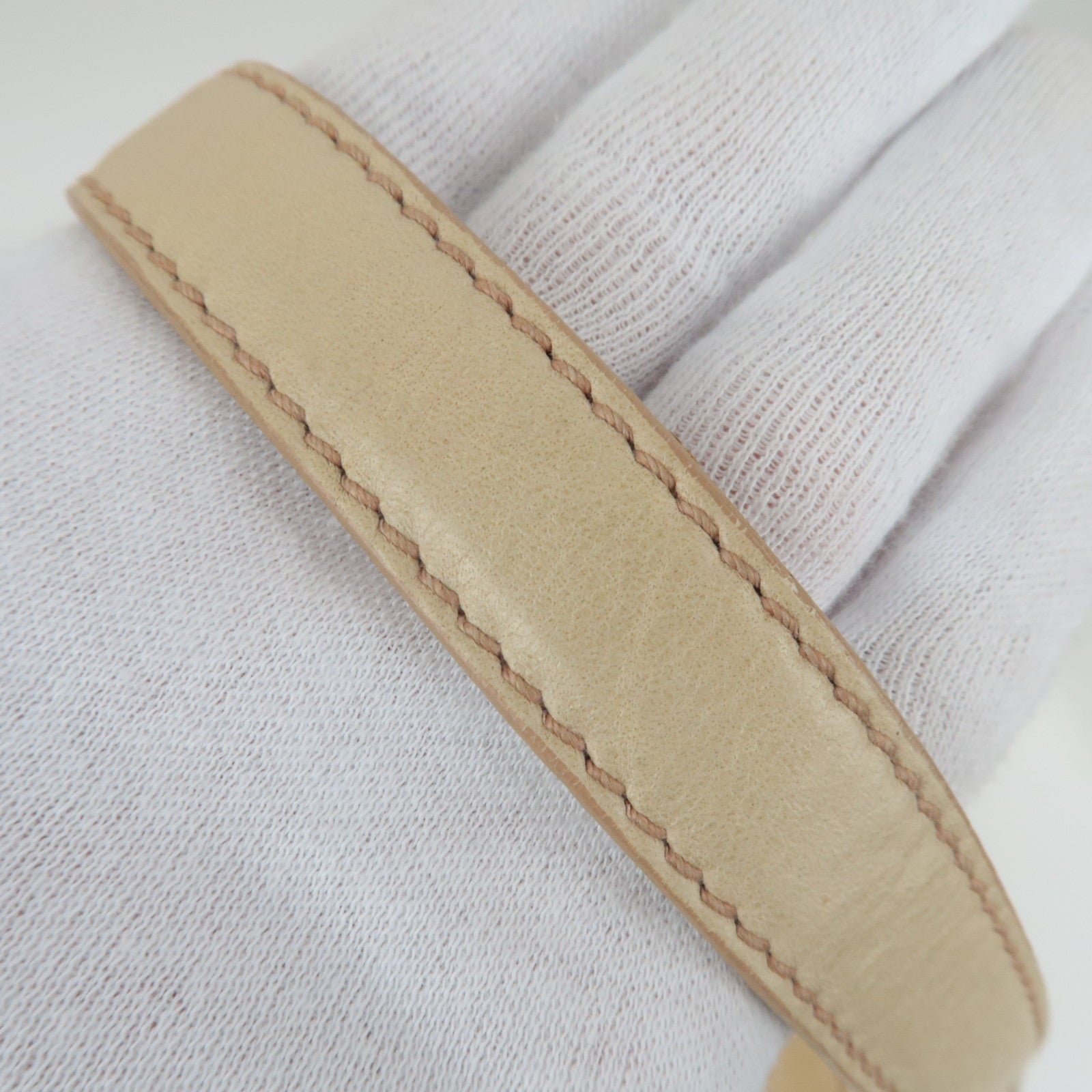 MIU MIU Leather 2way Bag Beige *Stofzak, Riem