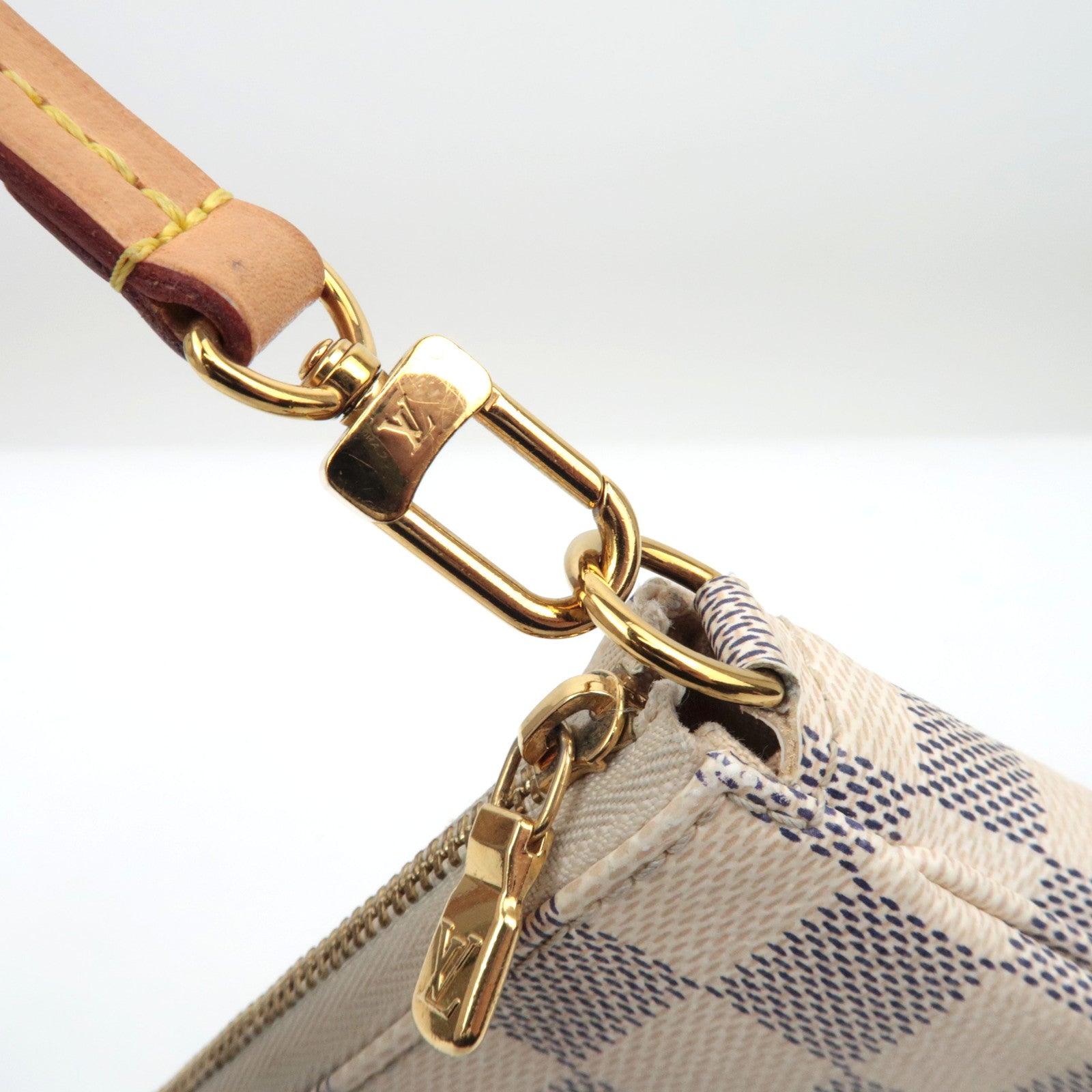 Louis Vuitton Damier Azur Pochette Accessoires Newer style N41207/RFID