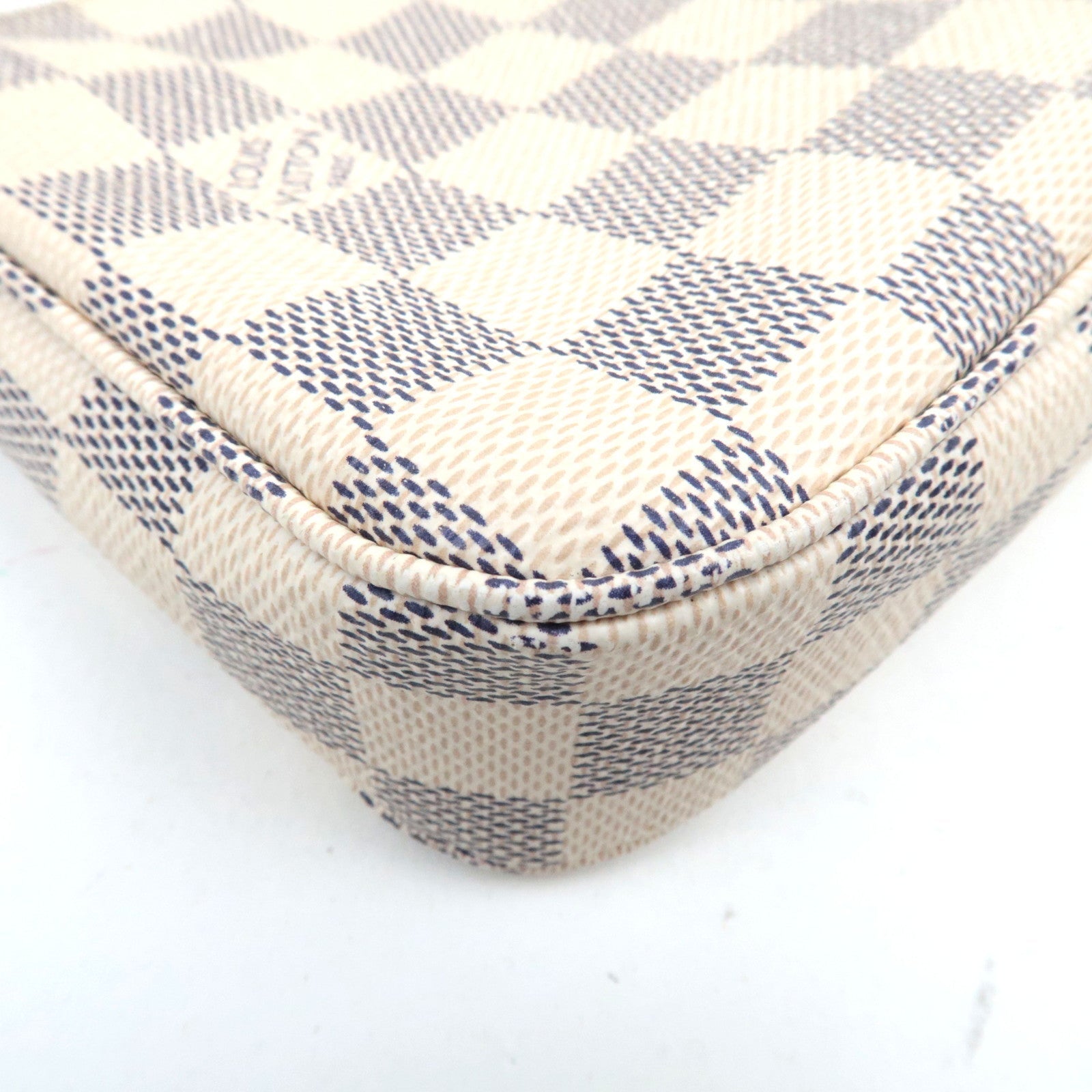 Louis Vuitton Damier Azur Pochette Accessoires Newer style N41207/RFID