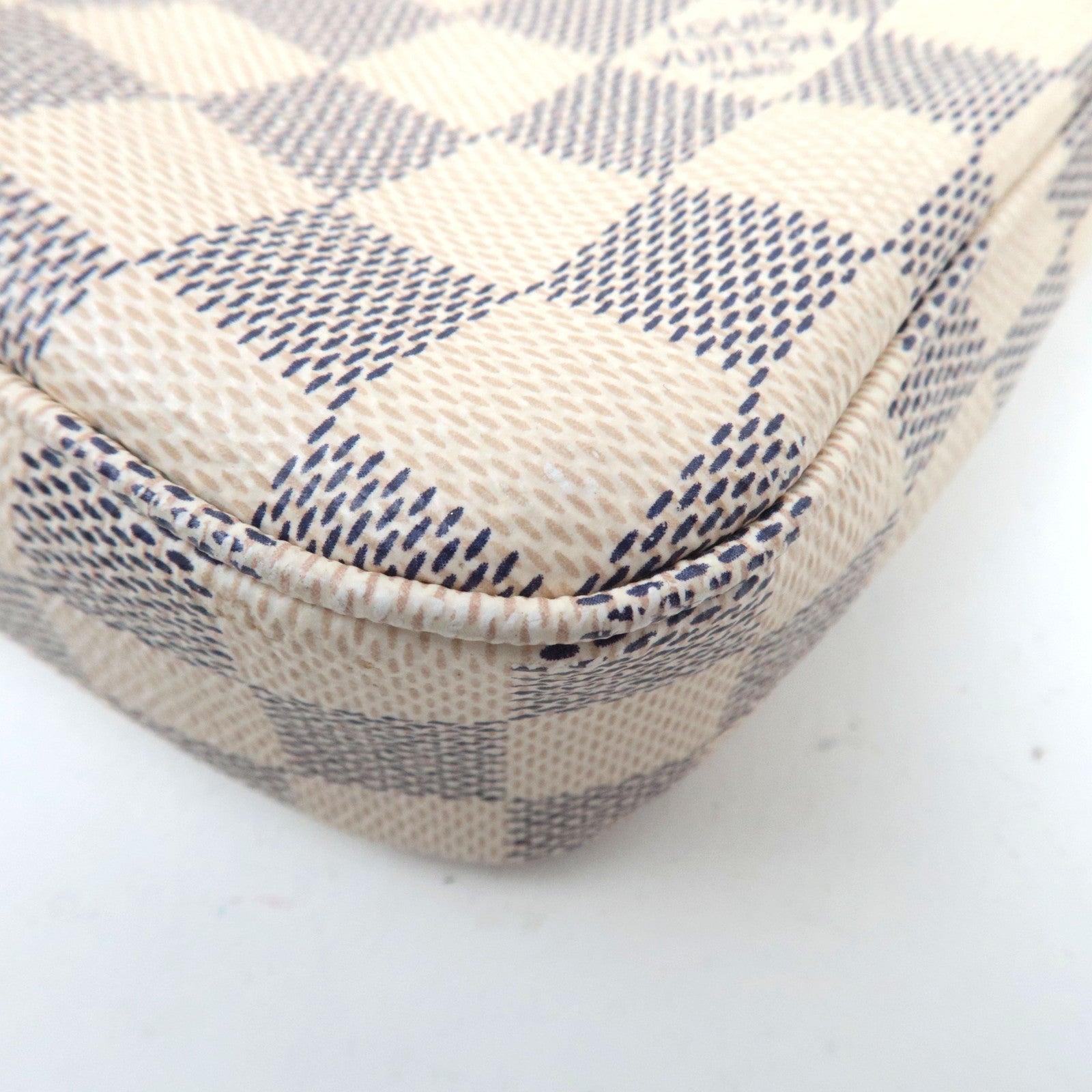 Louis Vuitton Damier Azur Pochette Accessoires Newer style N41207/RFID