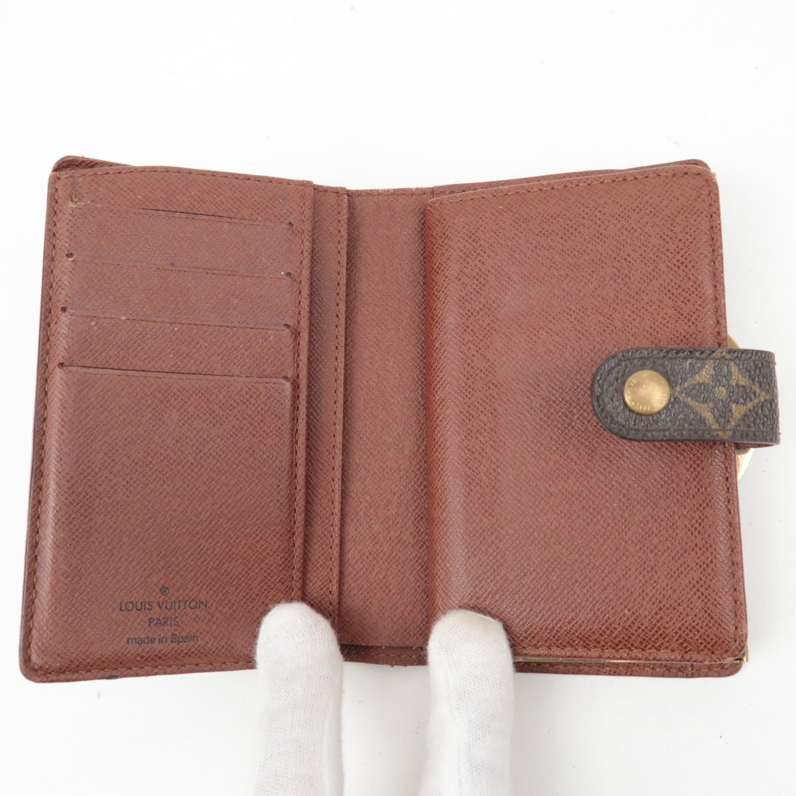 Louis Vuitton Monogram Portefeuille Viennois Wallet M61674/CA0075