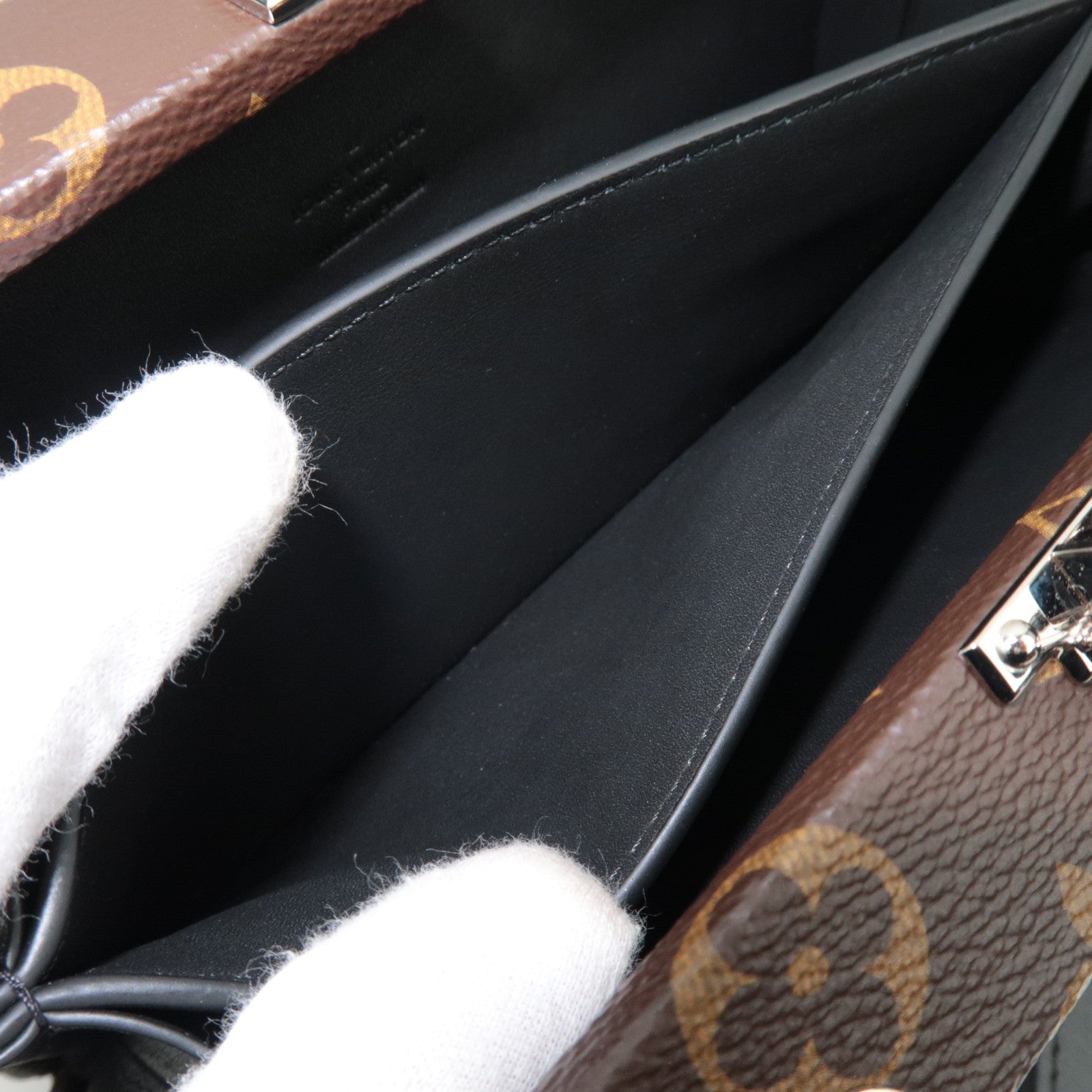 Louis Vuitton Monogram Macassar Wallet Trunk M20250/RFID *Dust bag, Strap