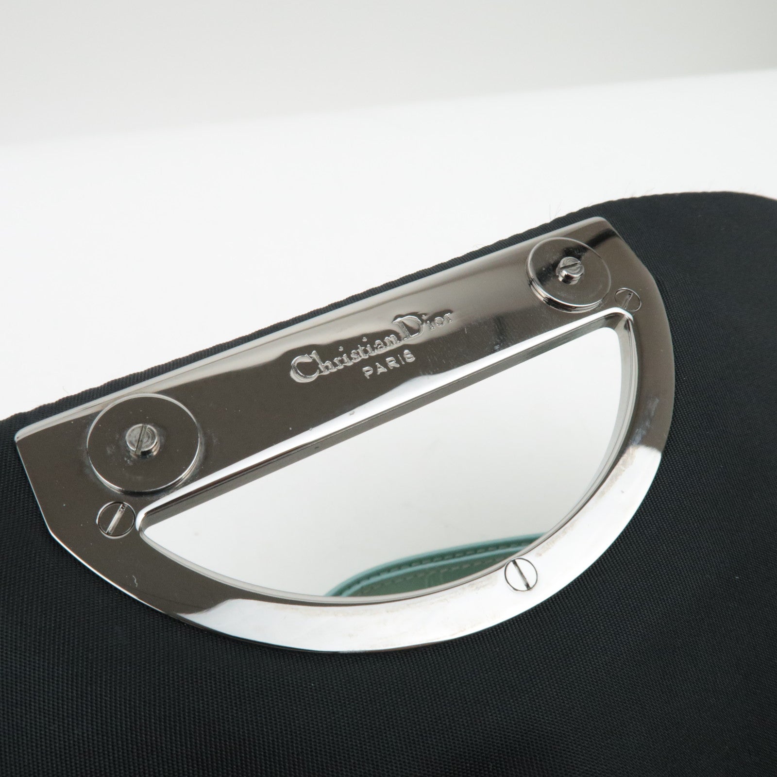 Christian Dior Pony Hair Patent Leather Malice Pearl Hand Bag