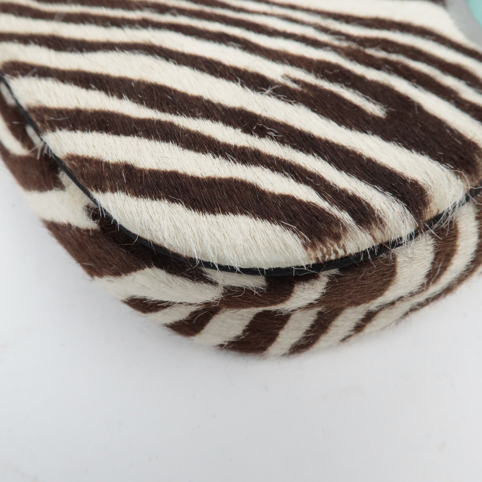 Christian Dior Pony Hair Patent Leather Malice Pearl Hand Bag