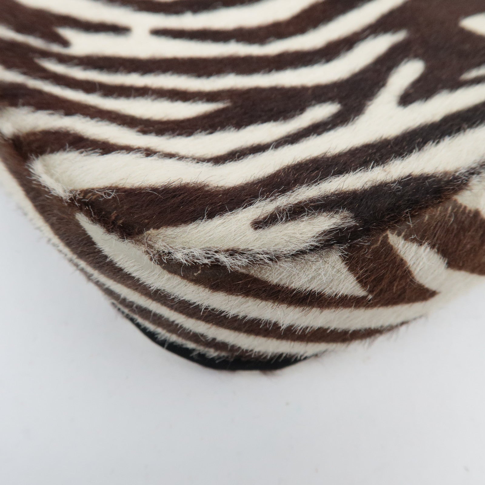 Christian Dior Pony Hair Patent Leather Malice Pearl Hand Bag