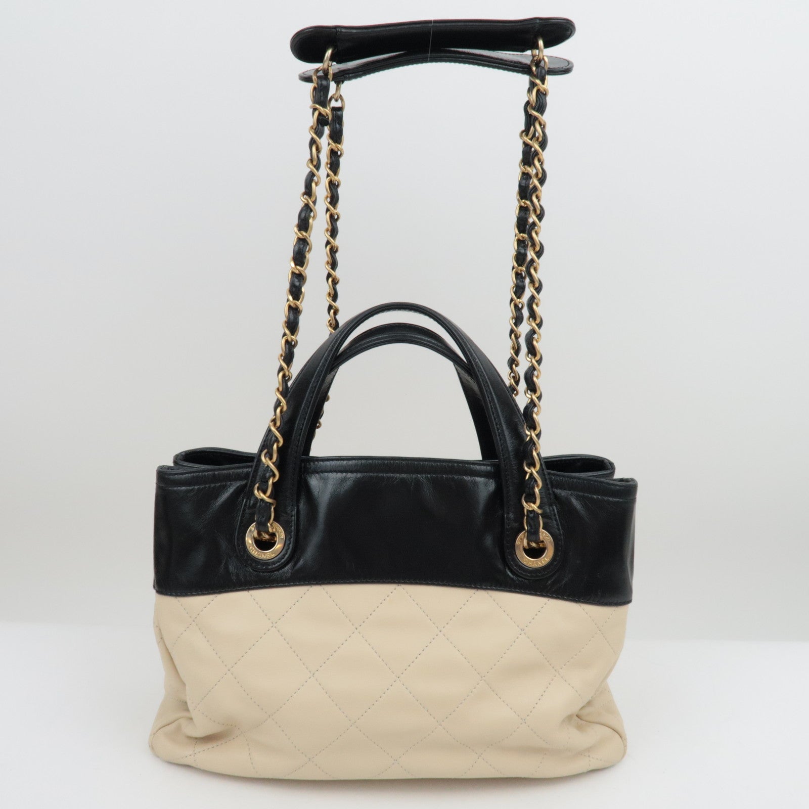 CHANEL In the Mix 2way Chain Bag Lambskin Gold HDW *Guarantee card