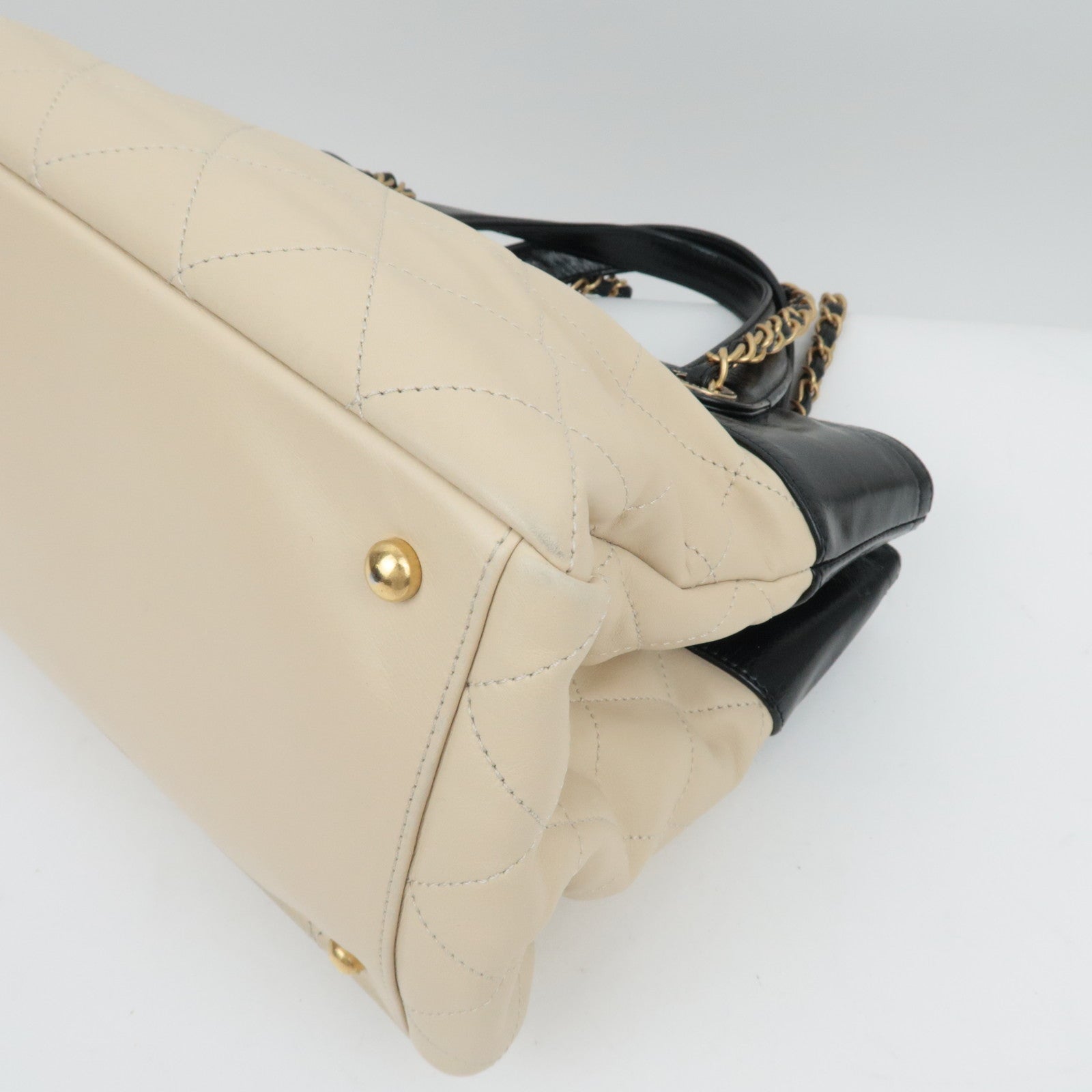 CHANEL In the Mix 2way Chain Bag Lambskin Gold HDW *Guarantee card