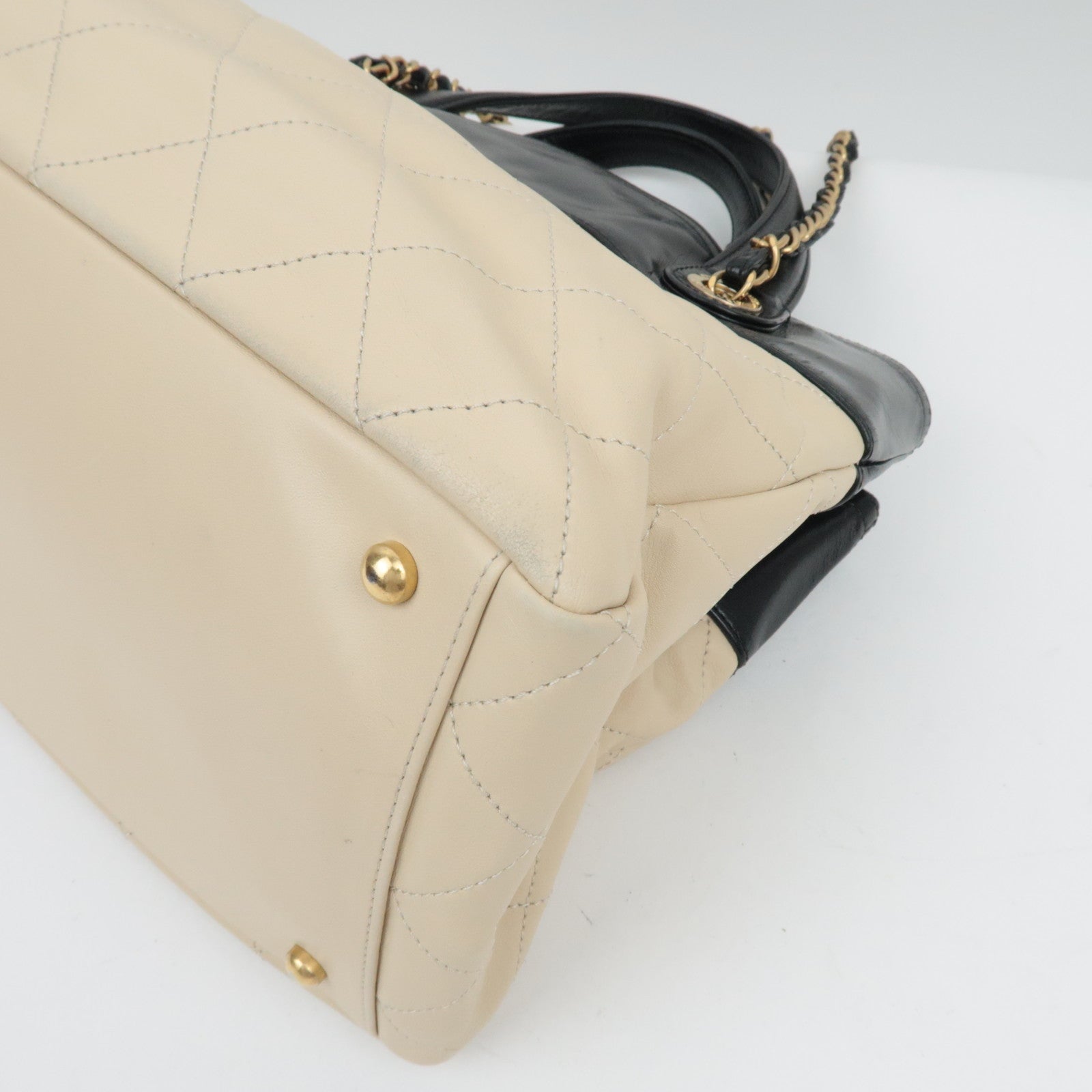 CHANEL In the Mix 2way Chain Bag Lambskin Gold HDW *Guarantee card