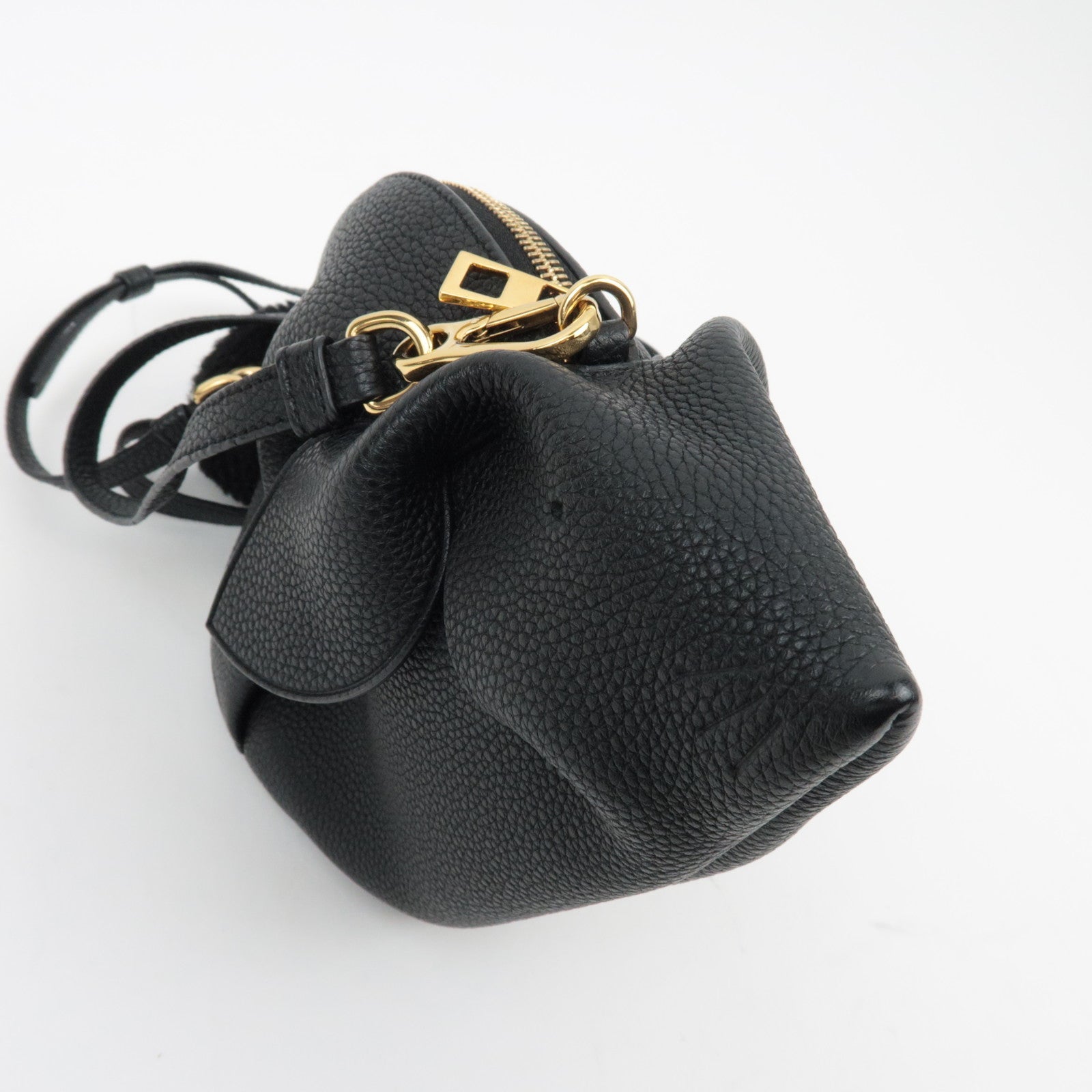 LOEWE Bunny Schoudertas Konijn Zwart *Stofzak, Riem