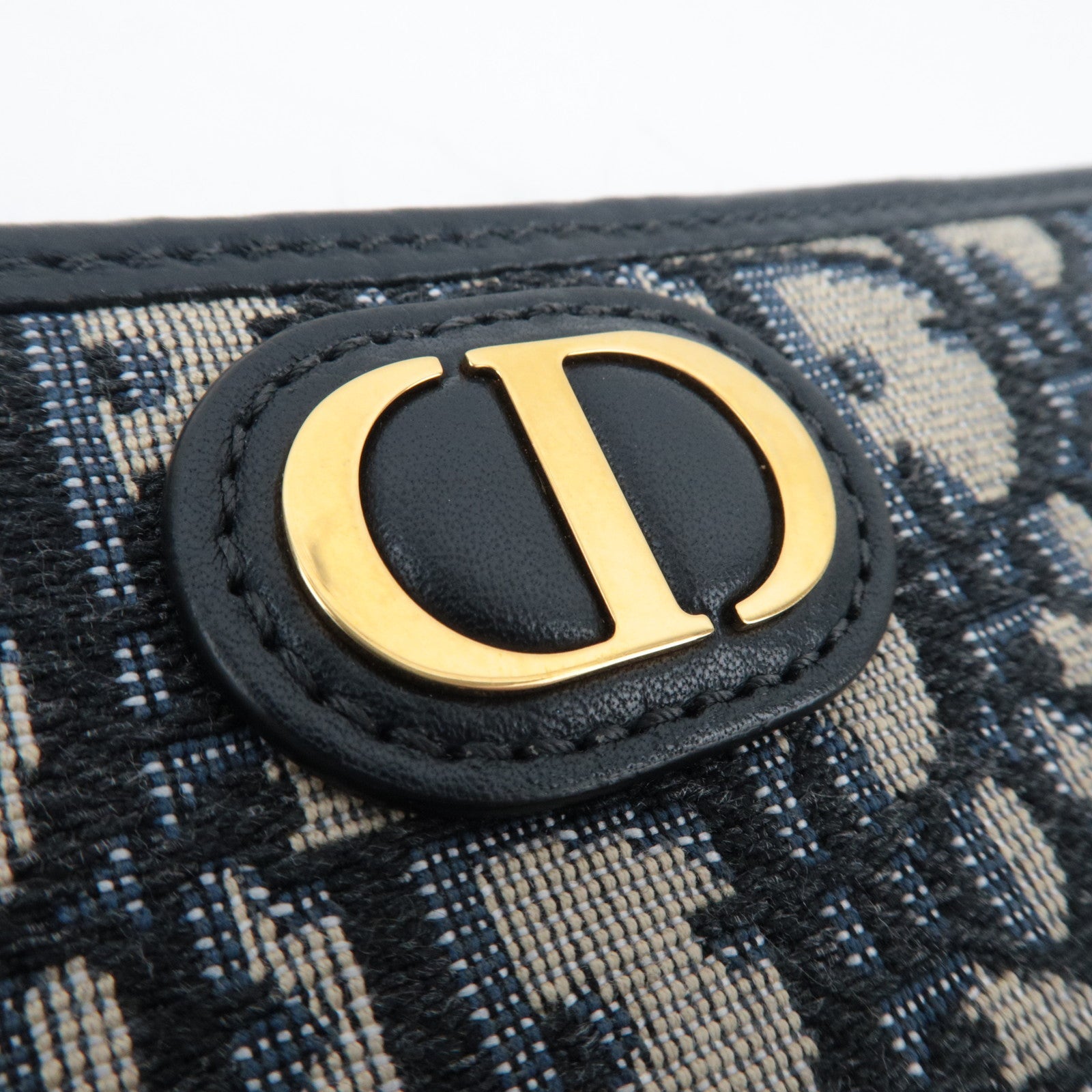 Christian Dior Oblique Jaquard Montaigne long Wallet S2094UTZQ M928/41-MA-0221 *Box, Dust bag