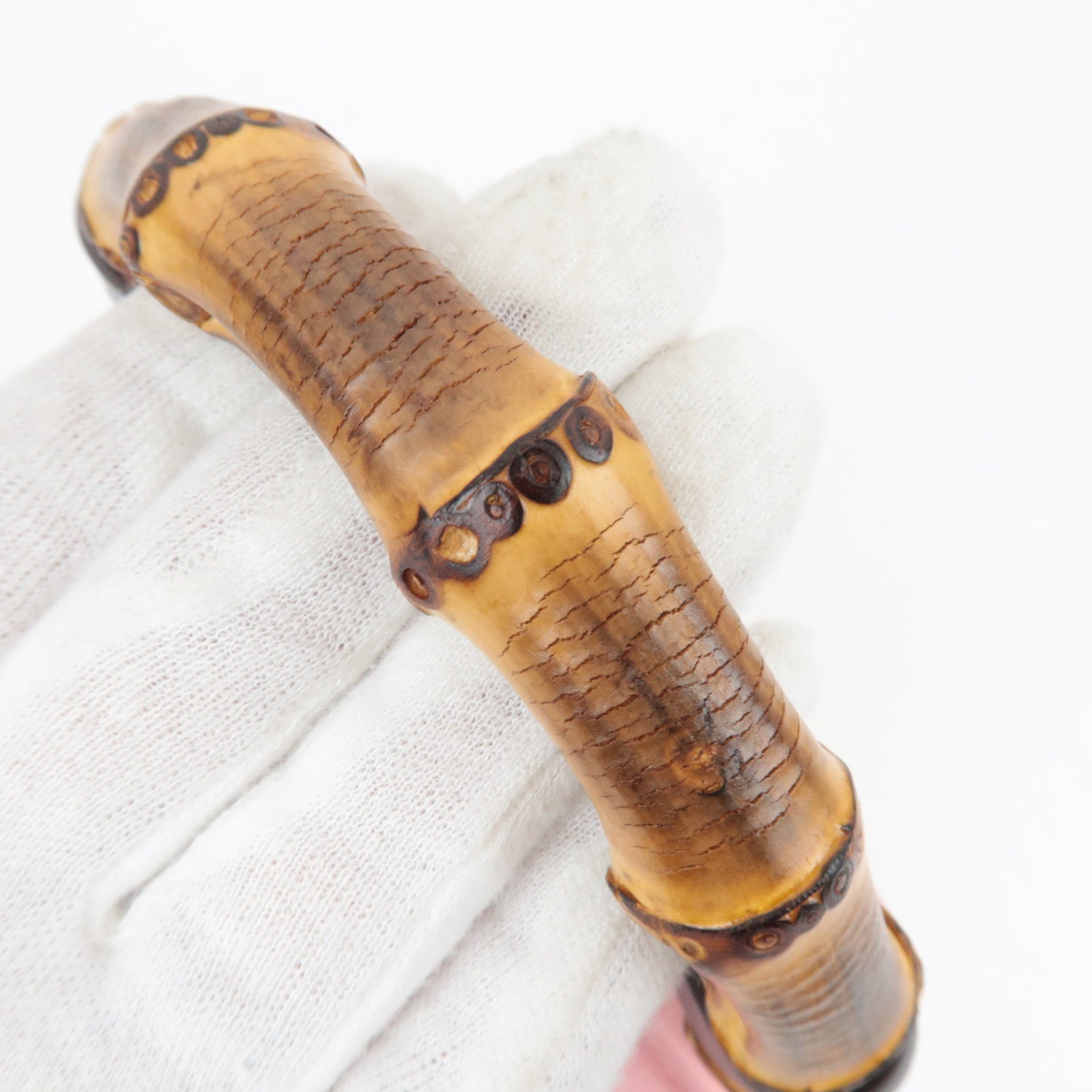 GUCCI Bamboo Mini Bucket 2WAY Bag Pink 616436 000926 *Dust Bag, Strap