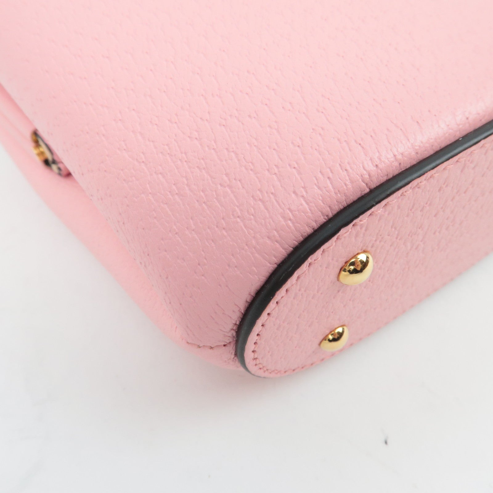 GUCCI Bamboo Mini Bucket 2WAY Bag Pink 616436 000926 *Dust Bag, Strap