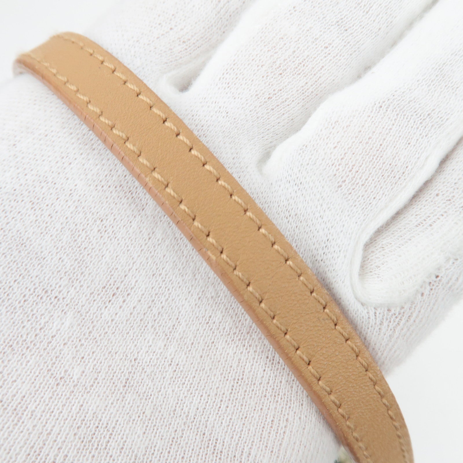 Christian Dior Trotter Canvas Leather Saddle Bag Khaki