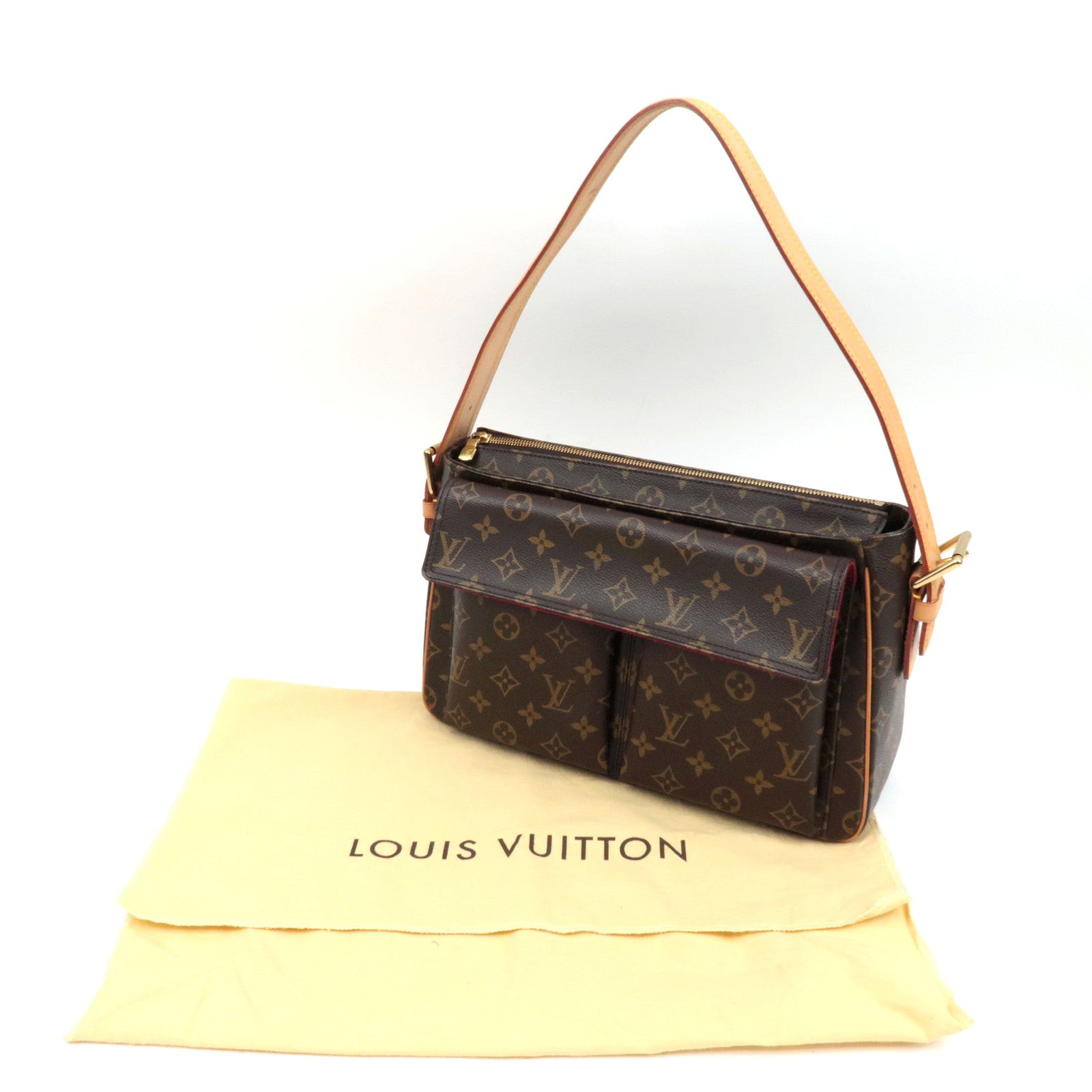 Louis Vuitton Monogram Viva Cite GM Shoulder Bag M51163/AR0034 *Dust Bag