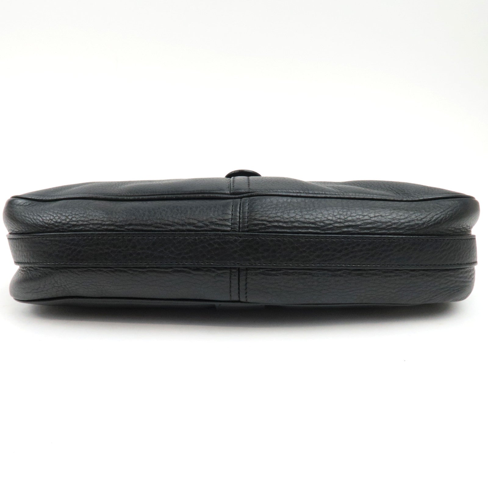 Christian Dior Leather One Shoulder Bag Black *Dust Bag