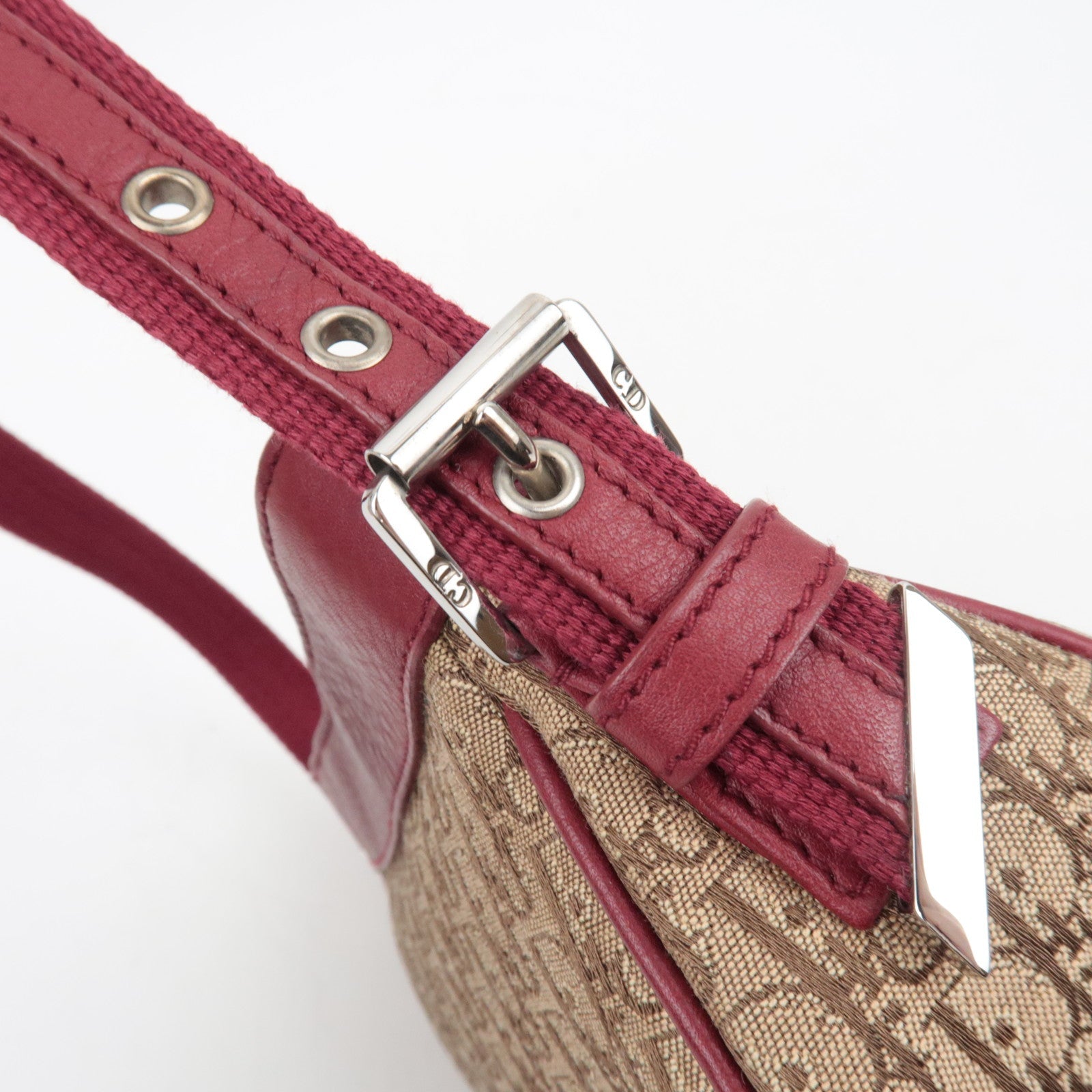 Dior Trotter Street Chic Mini Shoulder Bag Beige Red *Dust Bag