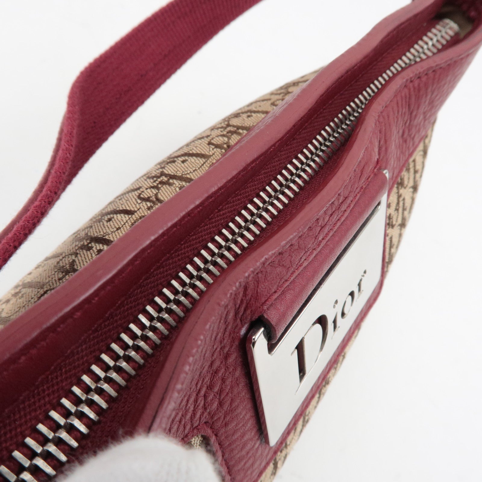 Dior Trotter Street Chic Mini Shoulder Bag Beige Red *Dust Bag