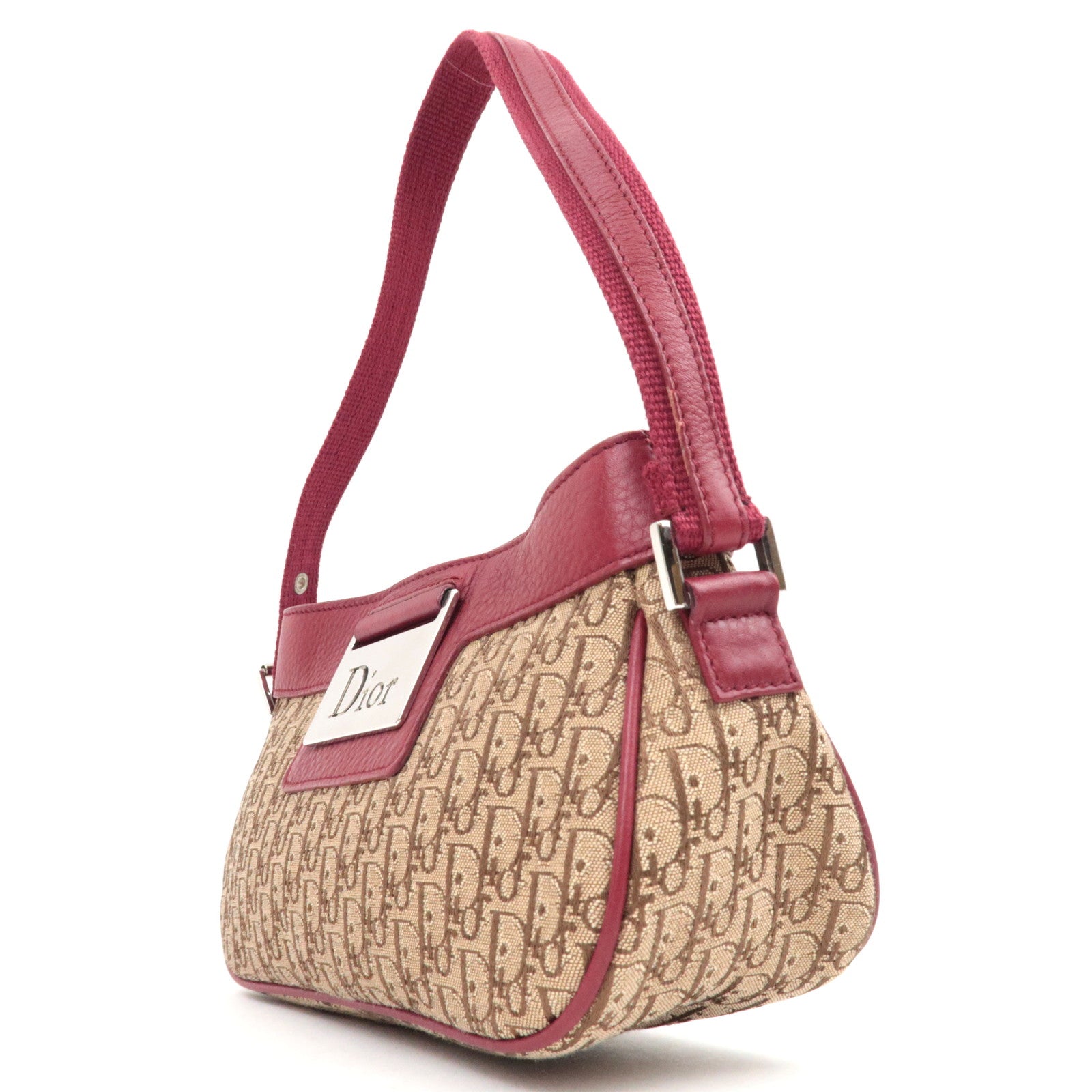 Dior Trotter Street Chic Mini Shoulder Bag Beige Red *Dust Bag