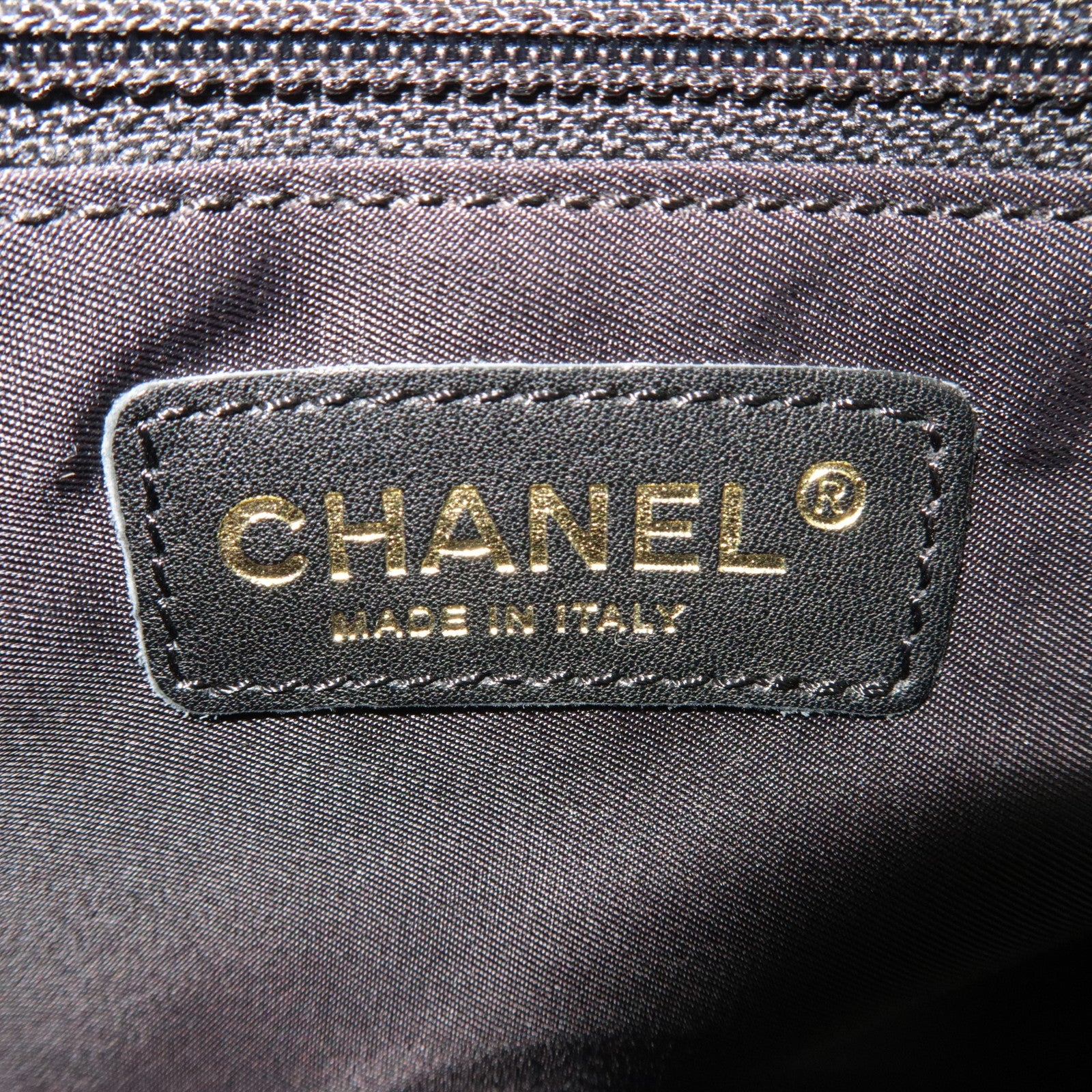 CHANEL New Travel Line Nylon Jacquard Waist Bag Black *G Card