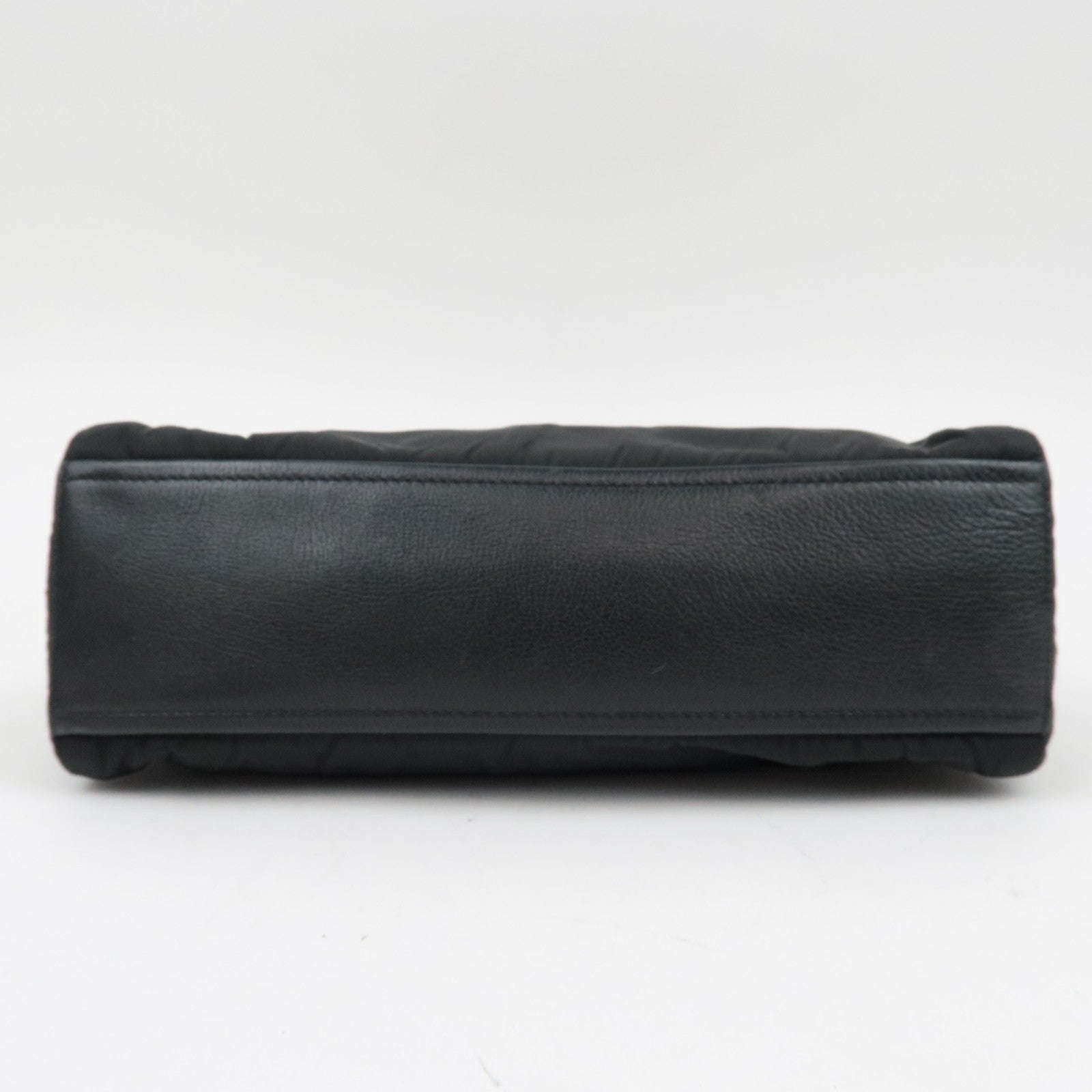 PRADA Leather One Shoulder Bag Black ※Dust Bag