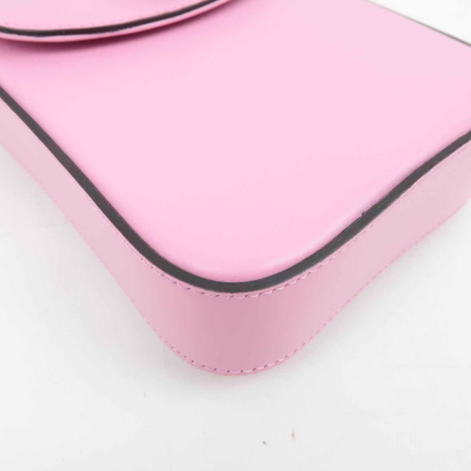 GUCCI Bamboo Mini 3WAY Shoulder Bag Pink 702106 *Dust bag, Strap