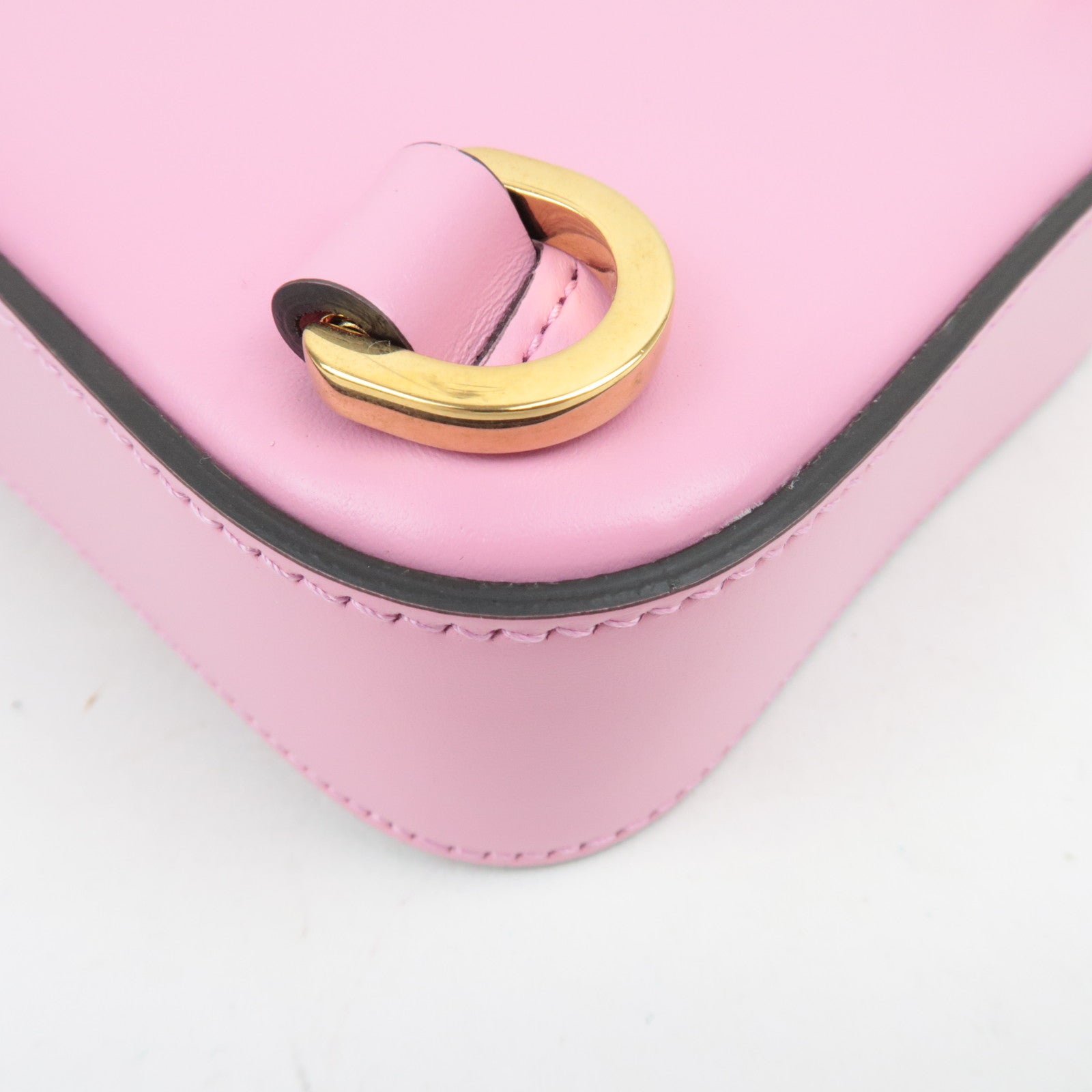 GUCCI Bamboo Mini 3WAY Shoulder Bag Pink 702106 *Dust bag, Strap