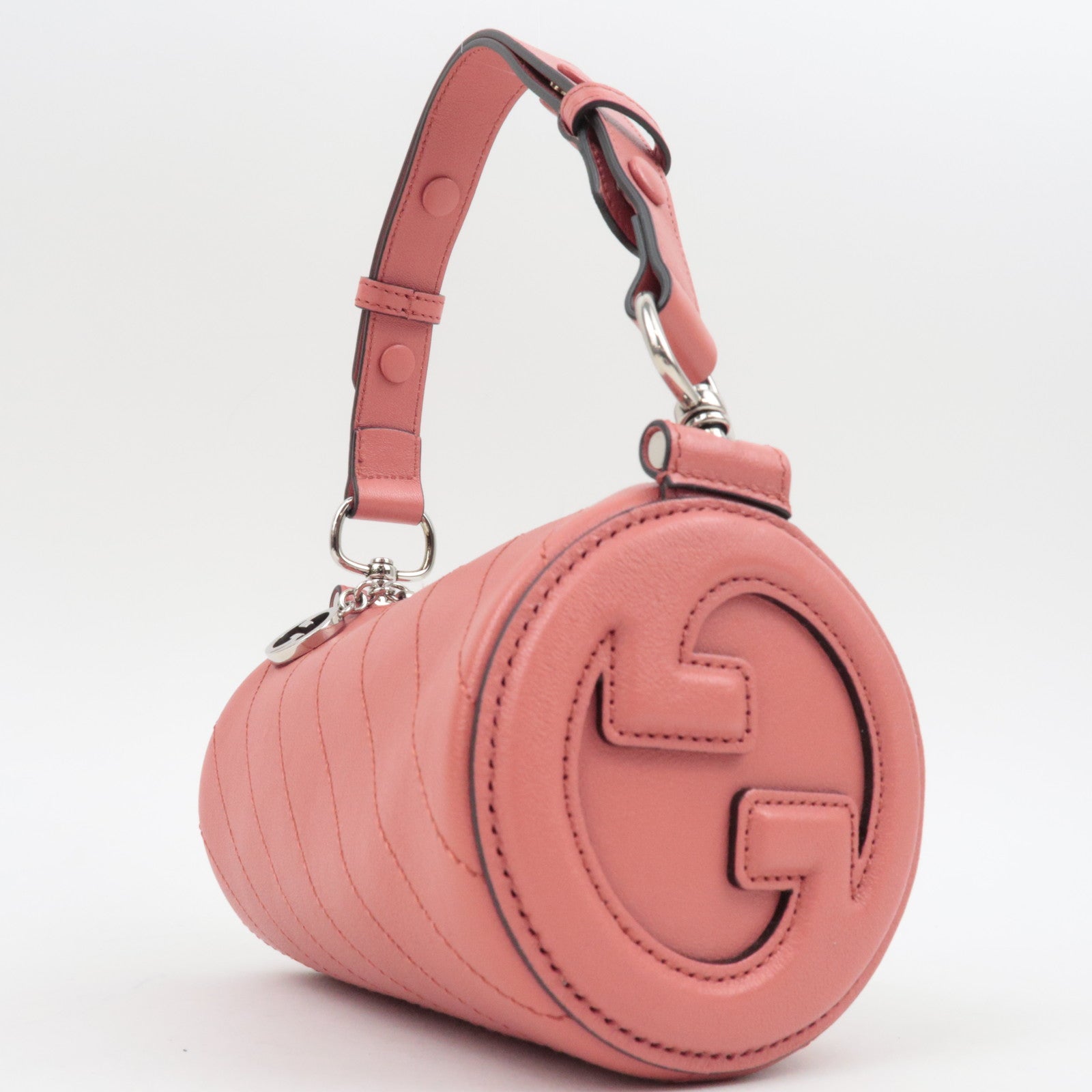 GUCCI Blondie Leather Shoulder Bag Pink 760170 *Dust Bag