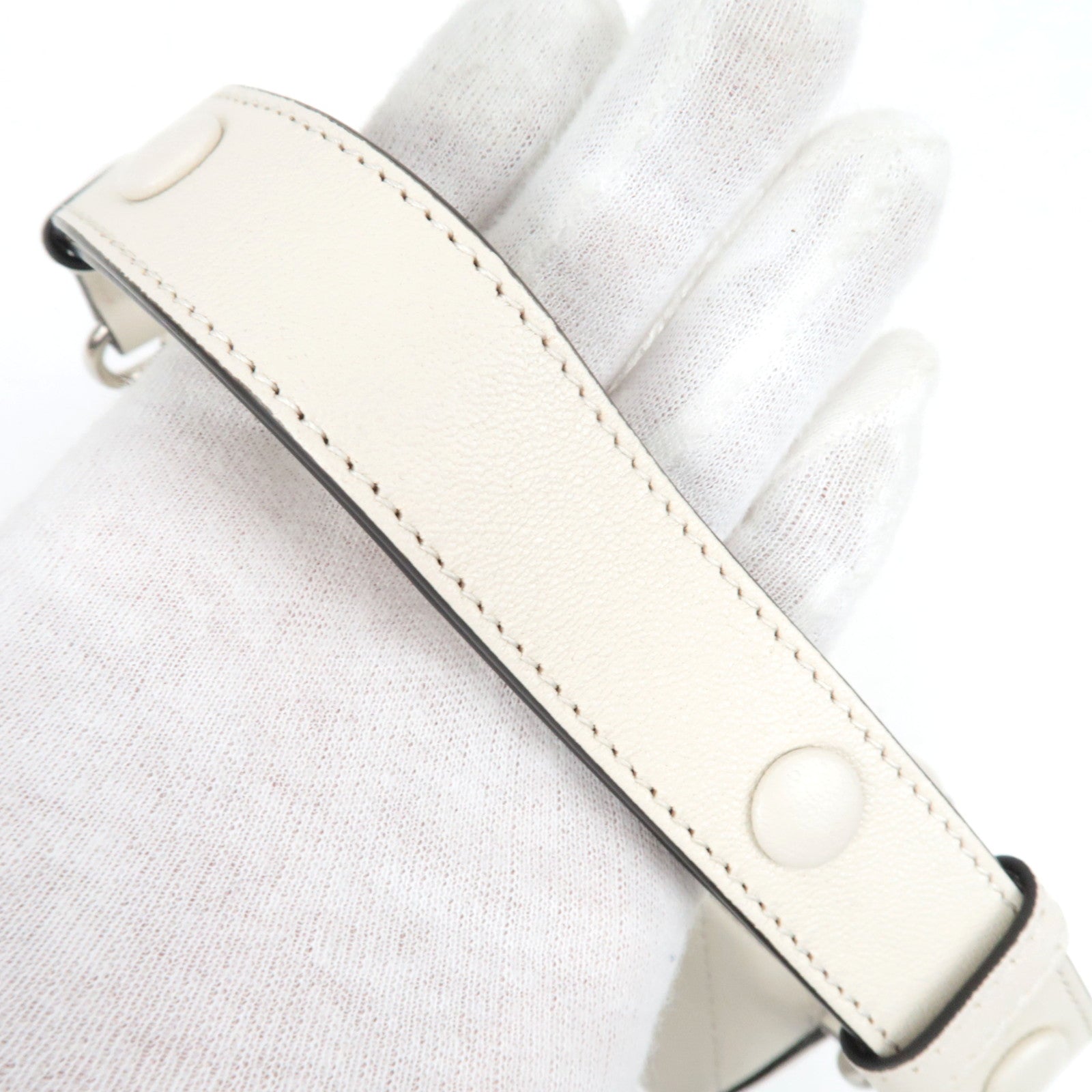 GUCCI Blondie Leather Shoulder Bag White 760170 *Dust Bag