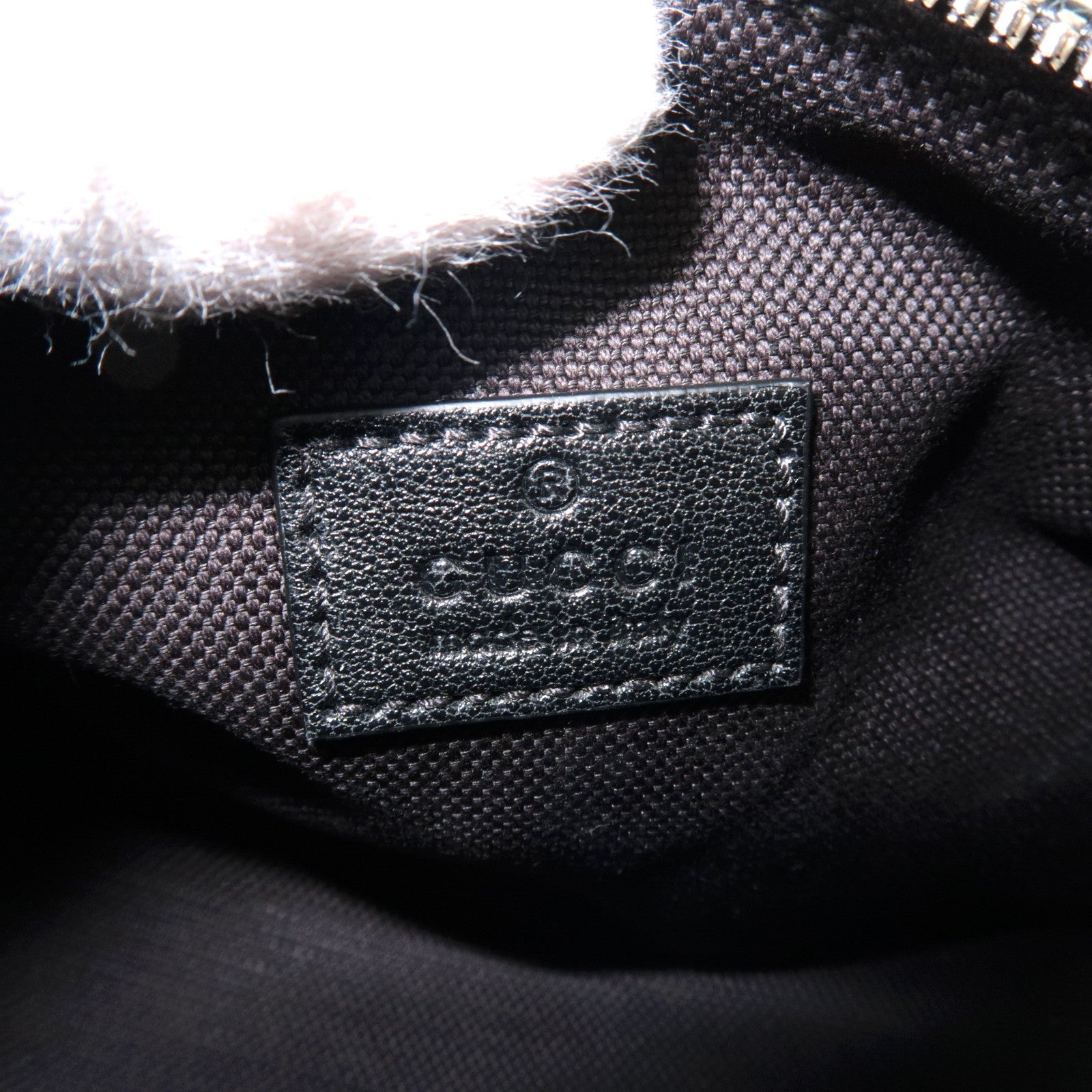 GUCCI Blondie Leather Shoulder Bag Black 760170 *Dust Bag