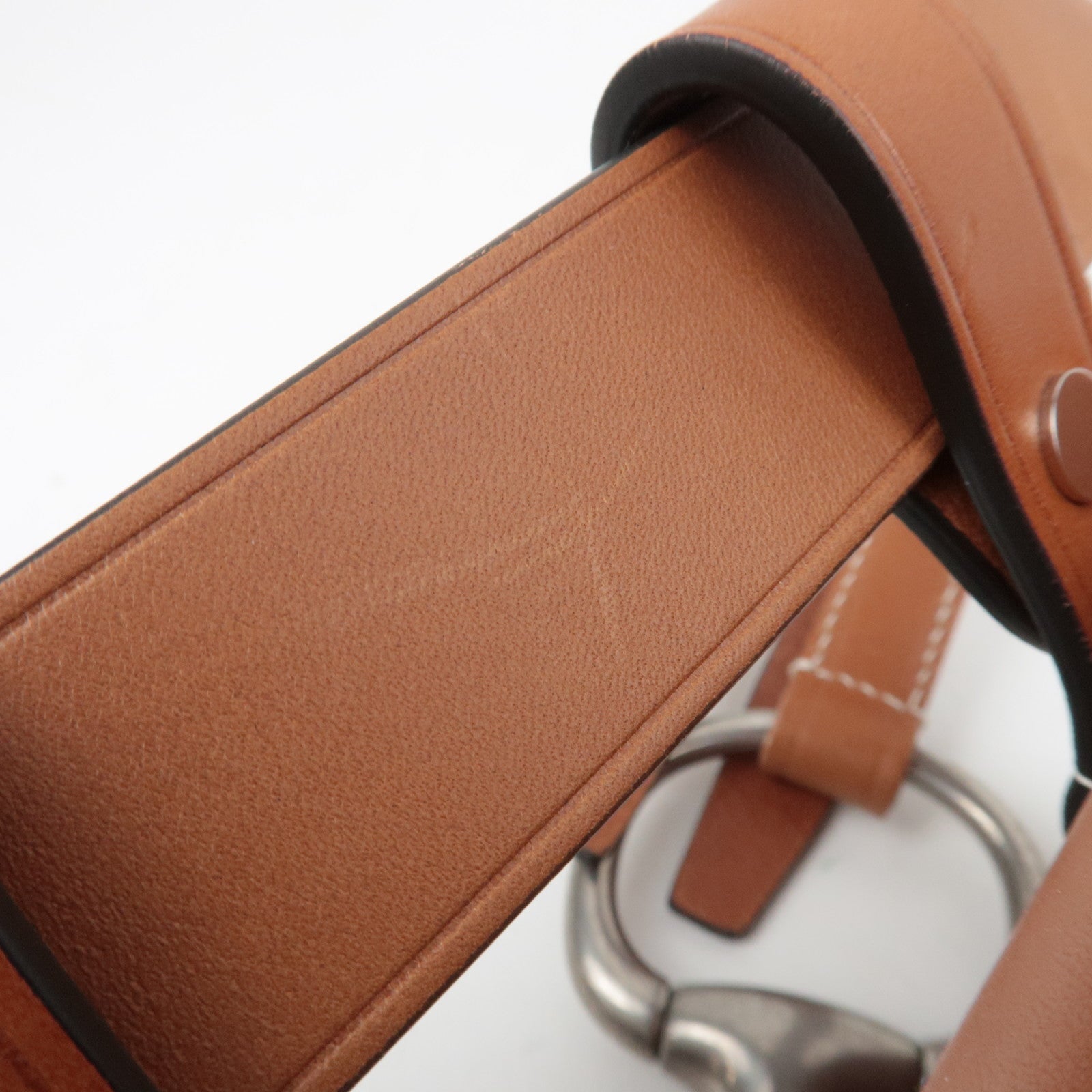 GUCCI Bamboo 1947 Leather 2WAY Mini Belt Bag Brown 681137 *Dust Bag