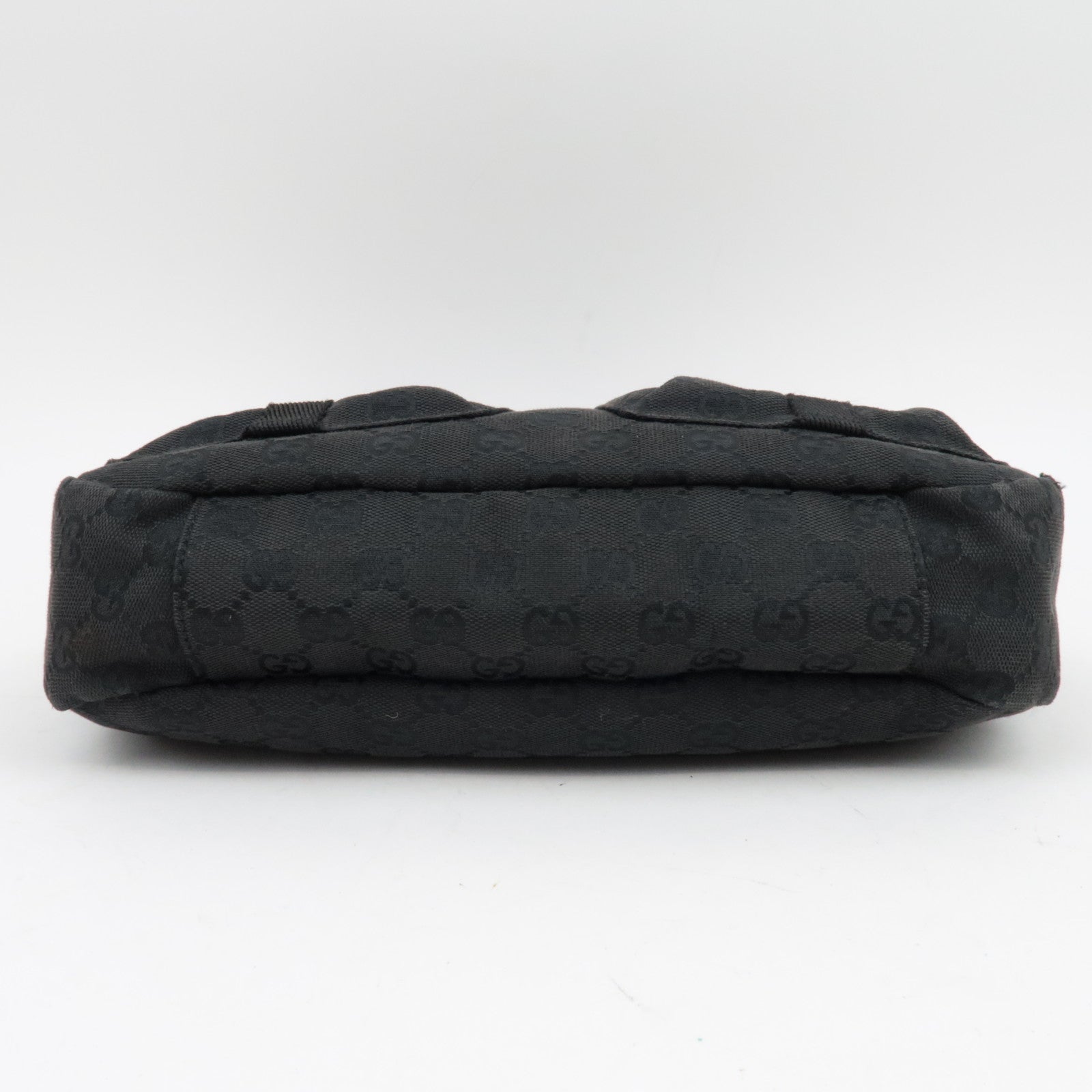 GUCCI GG Canvas Shoulder Bag Black 90762 *Dust Bag