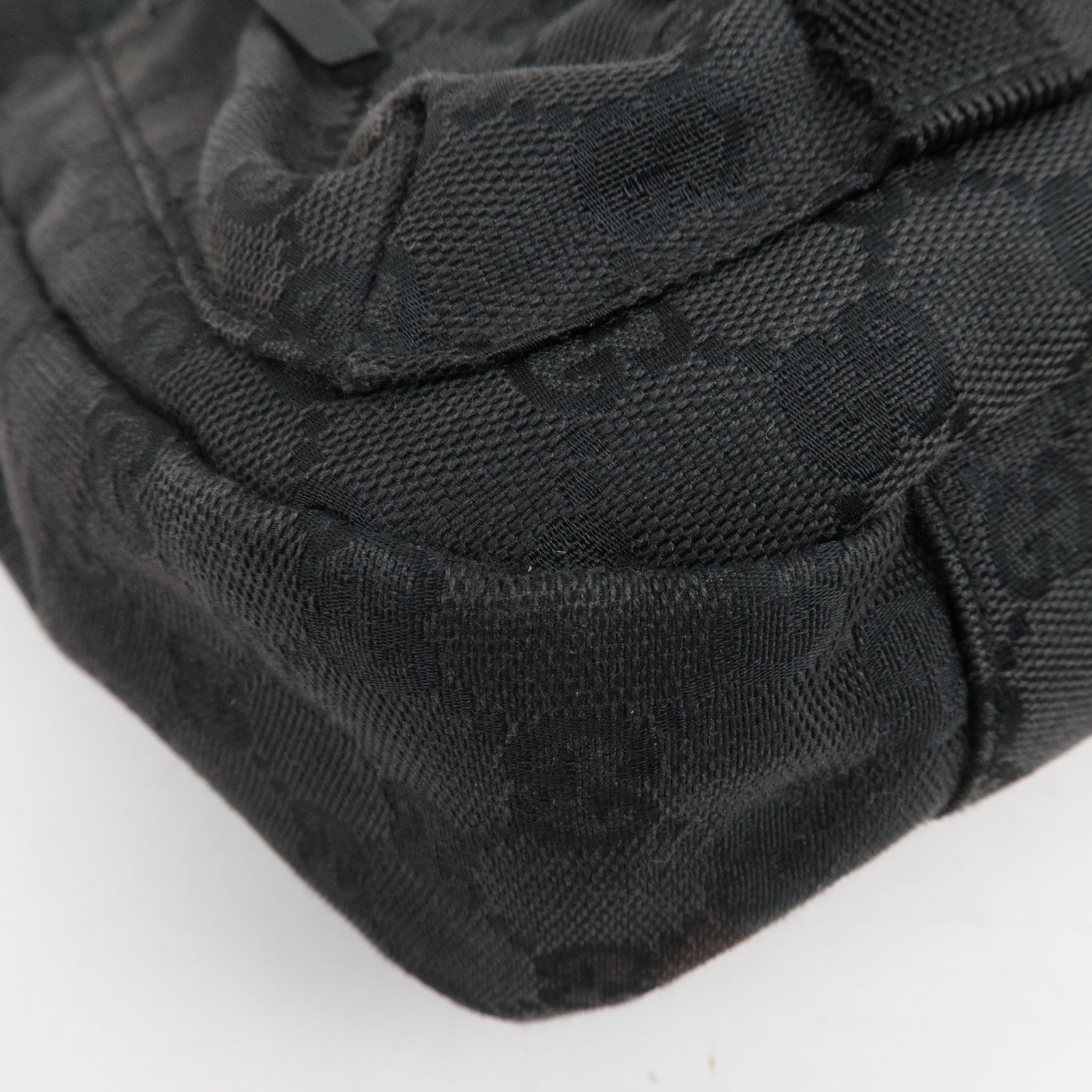 GUCCI GG Canvas Shoulder Bag Black 90762 *Dust Bag