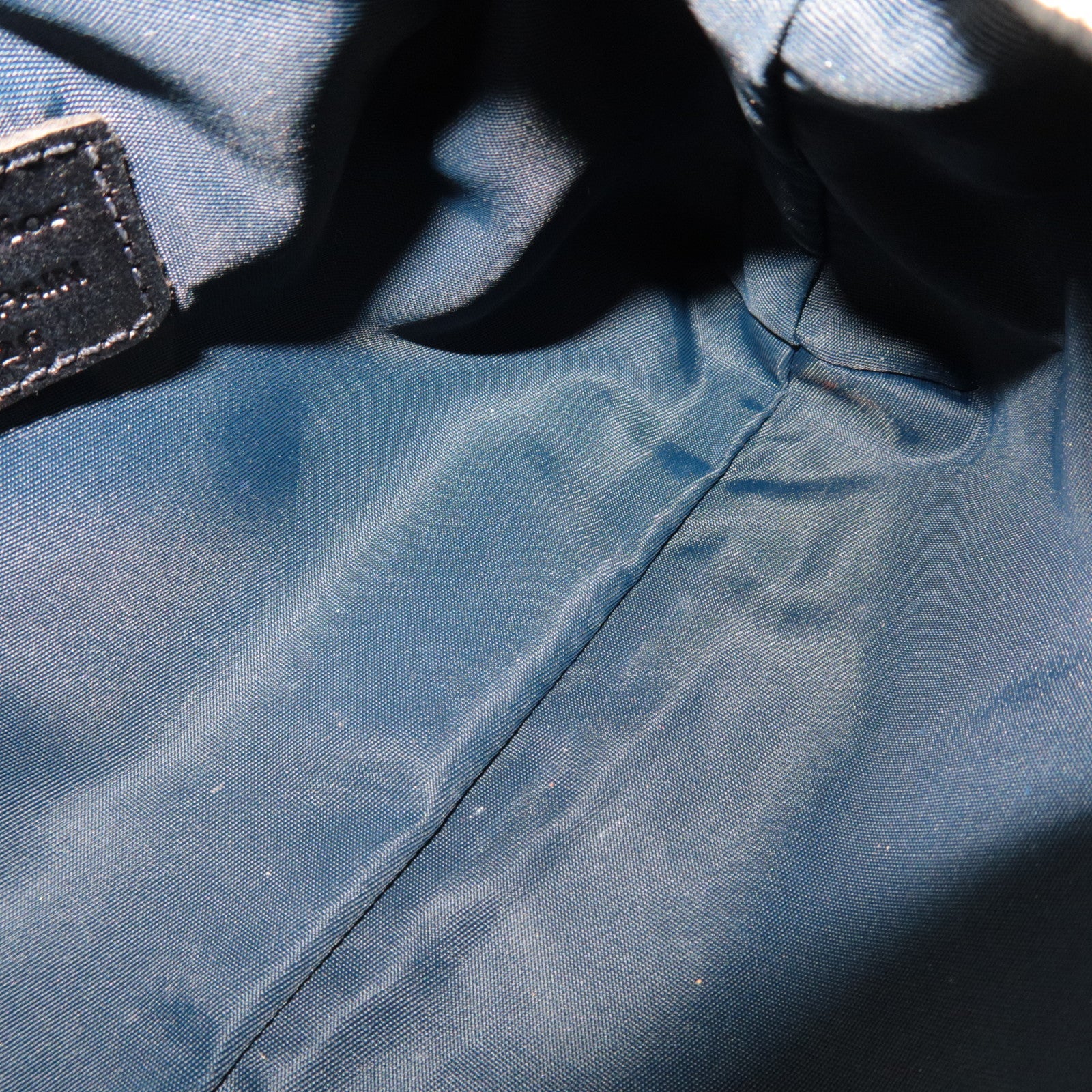 Christian Dior Flight Pouch Cosmetic Pouch Denim Navy