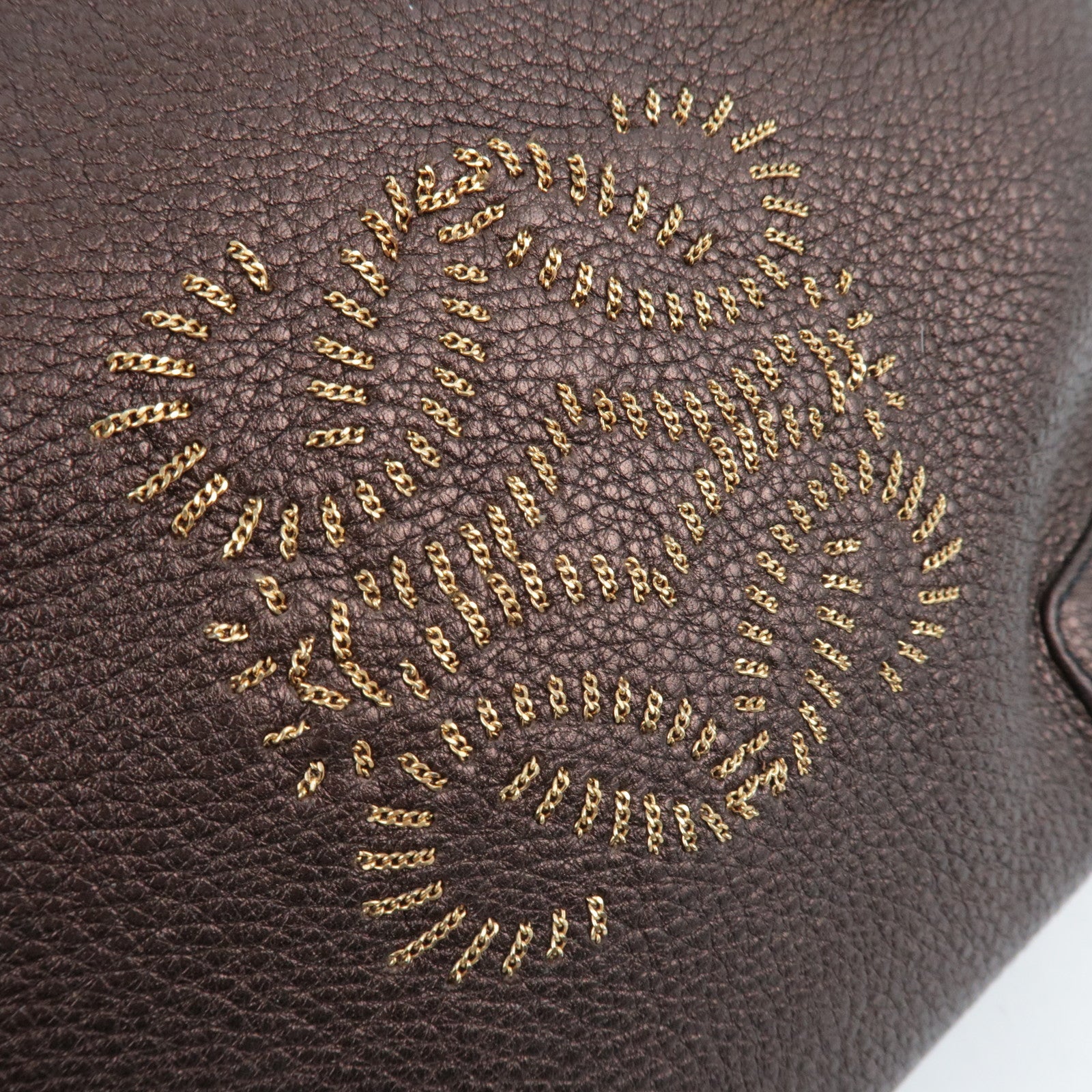 LOEWE Anagram Leather Amazona 28 Fusta Hand Bag Bronze *Crochette, Key Lock