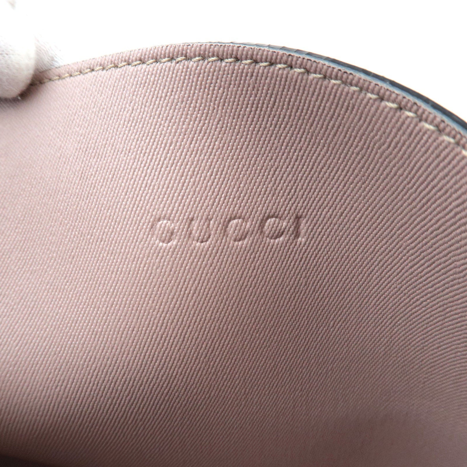 GUCCI GG Supreme Reversible Tote Bag Roze Beige 372613 *Naamlabel