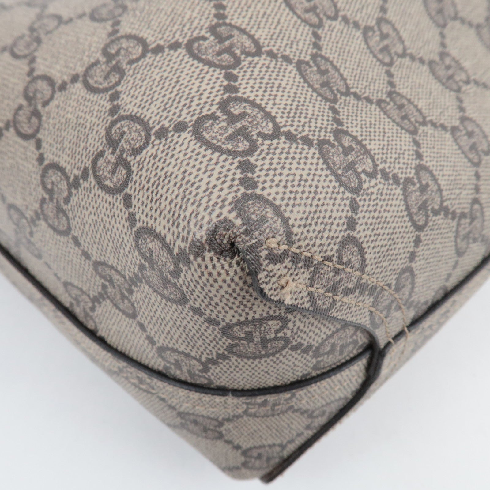 GUCCI GG Supreme Reversible Tote Bag Roze Beige 372613 *Naamlabel