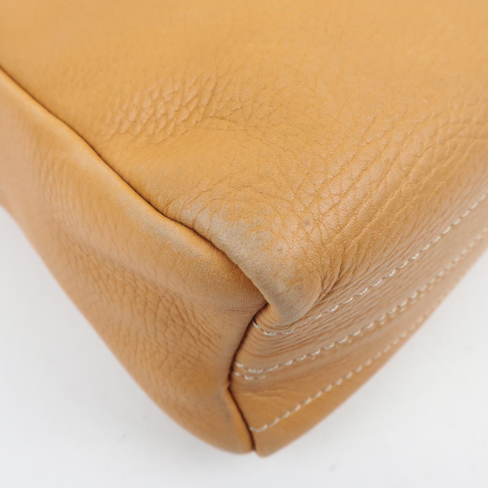 LOEWE Anagram Leather Shoulder Bag Light Brown