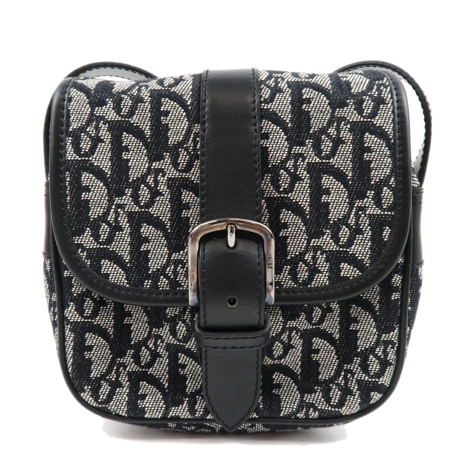 Christian Dior Trotter Mini Shoulder Bag Navy *Dust Bag71107