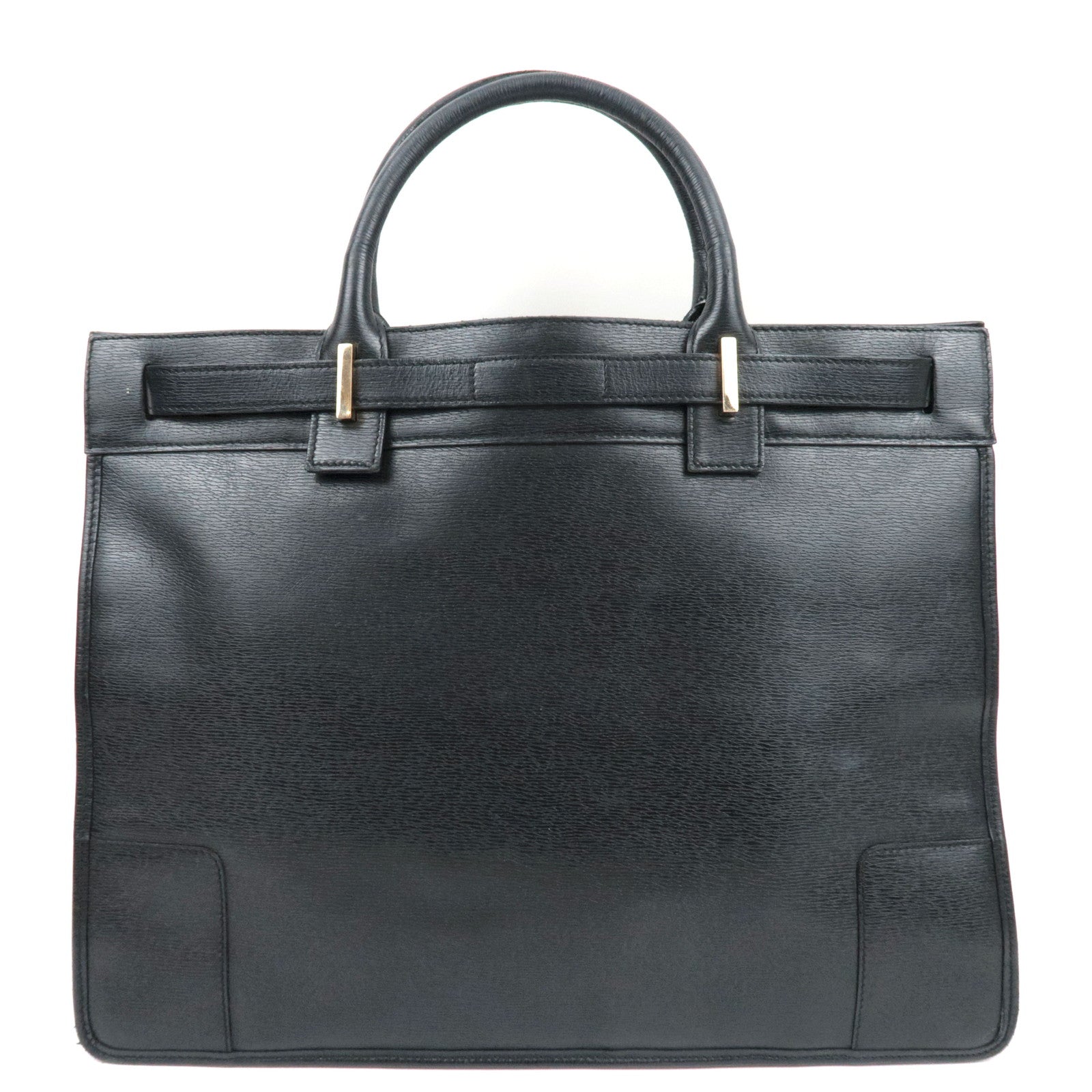 GUCCI Handbag Leather Black 002・1090